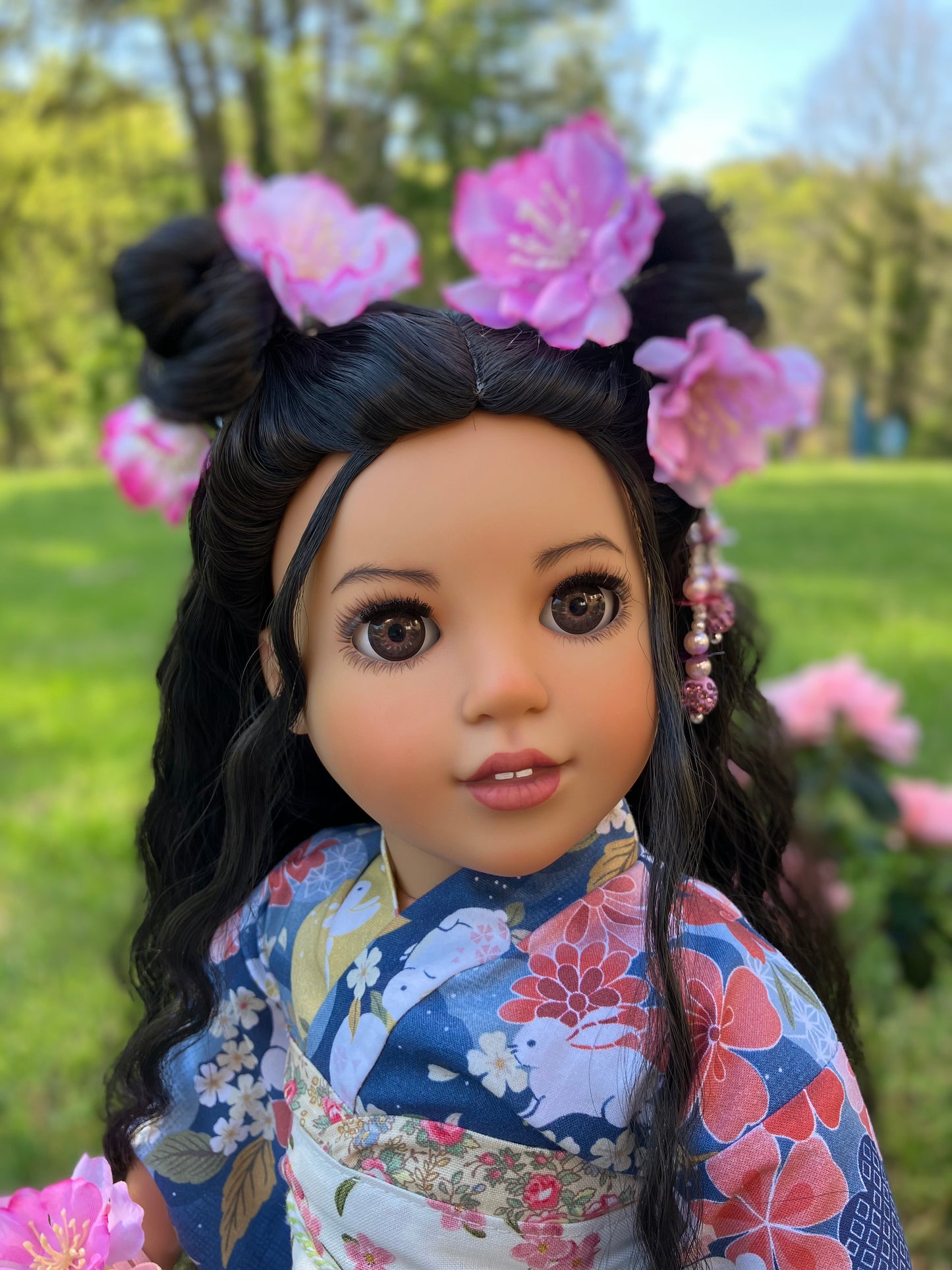 Custom Japanese American Girl Doll - Akemi