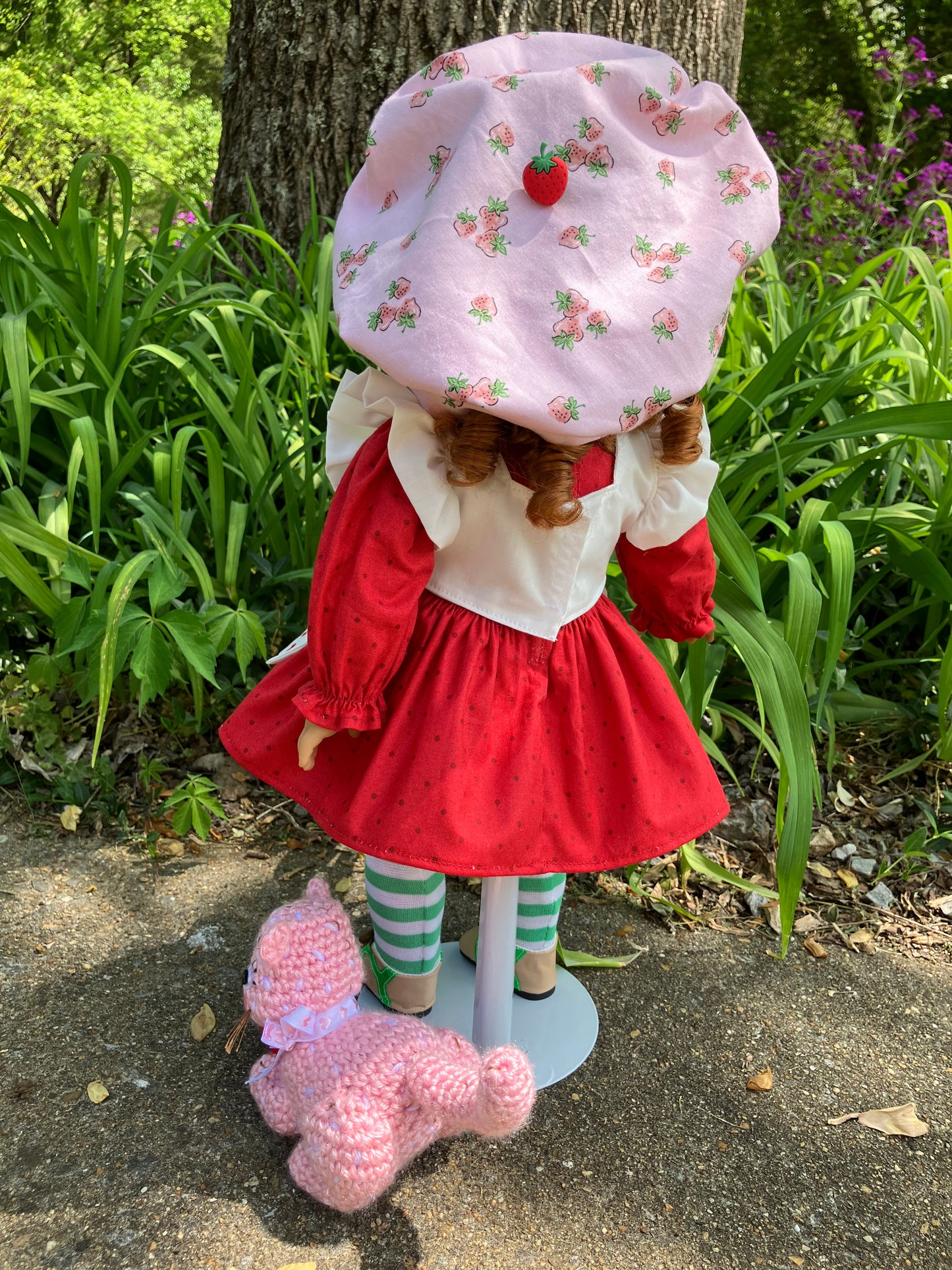 Custom American Girl Doll - Strawberry Shortcake & Her Kitten