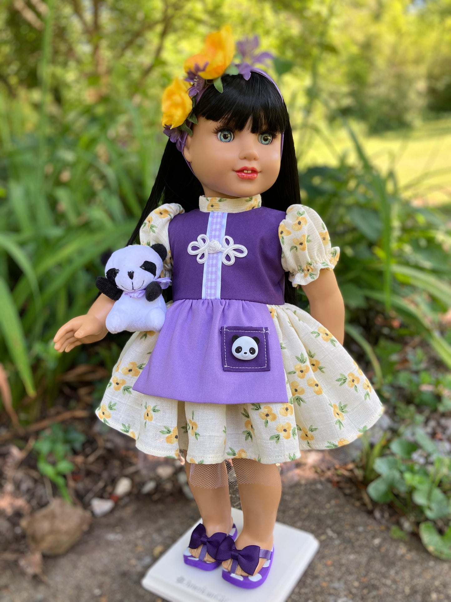 Almond Tea Outfit for 18 Inch American Girl Doll