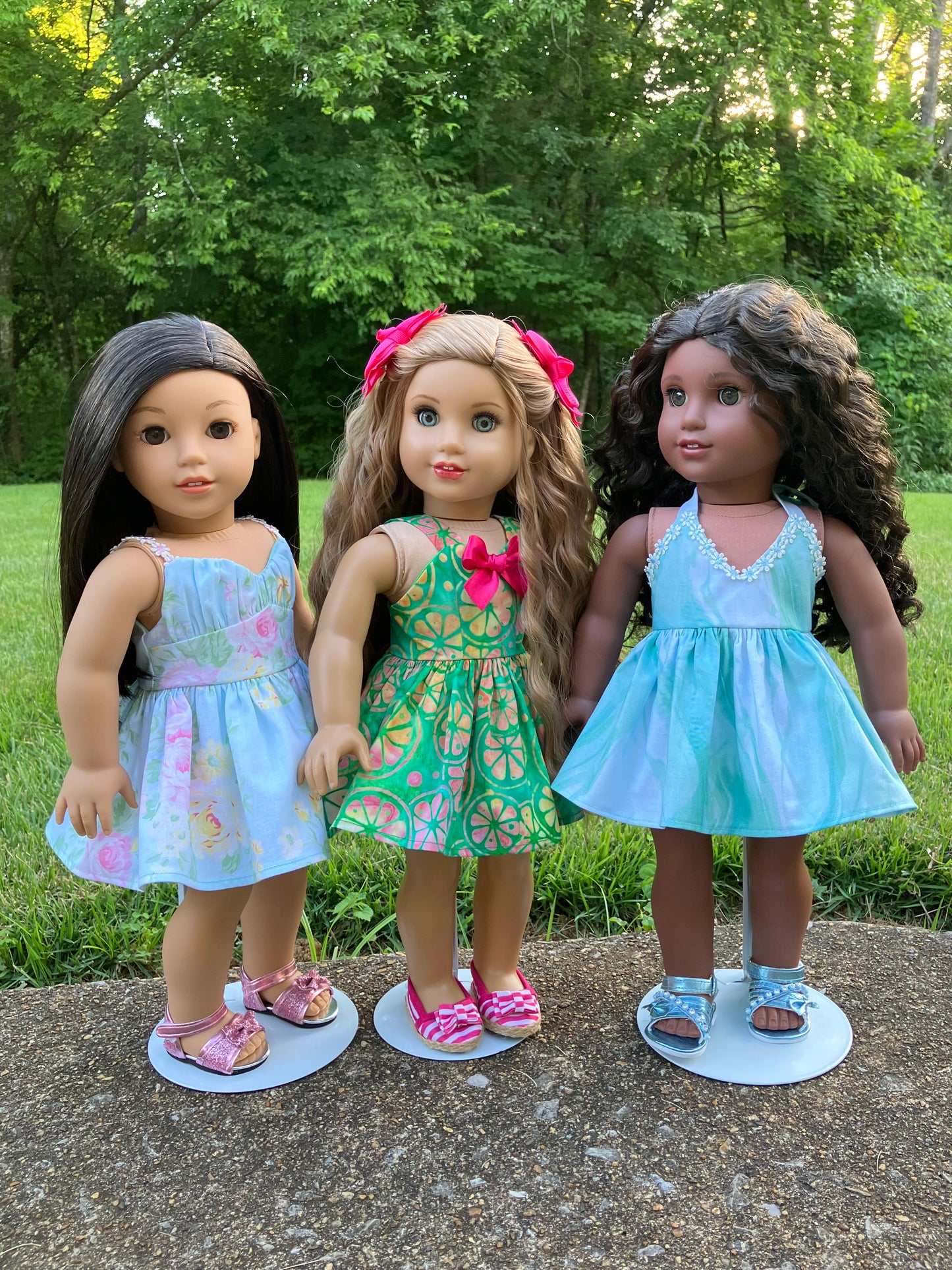 Aqua Waves Summer Outfit for 18 Inch American Girl Doll