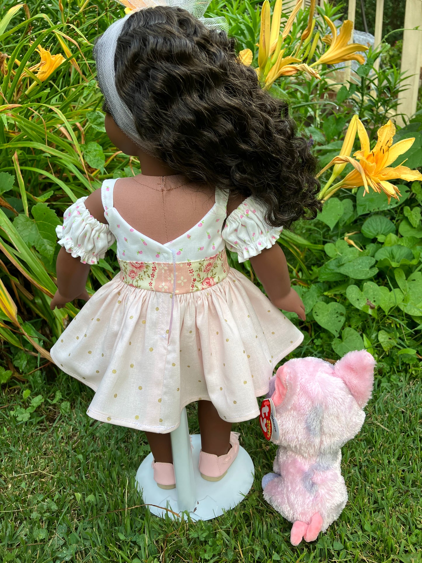 Summer Rosebud Outfit for 18 Inch American Girl Doll
