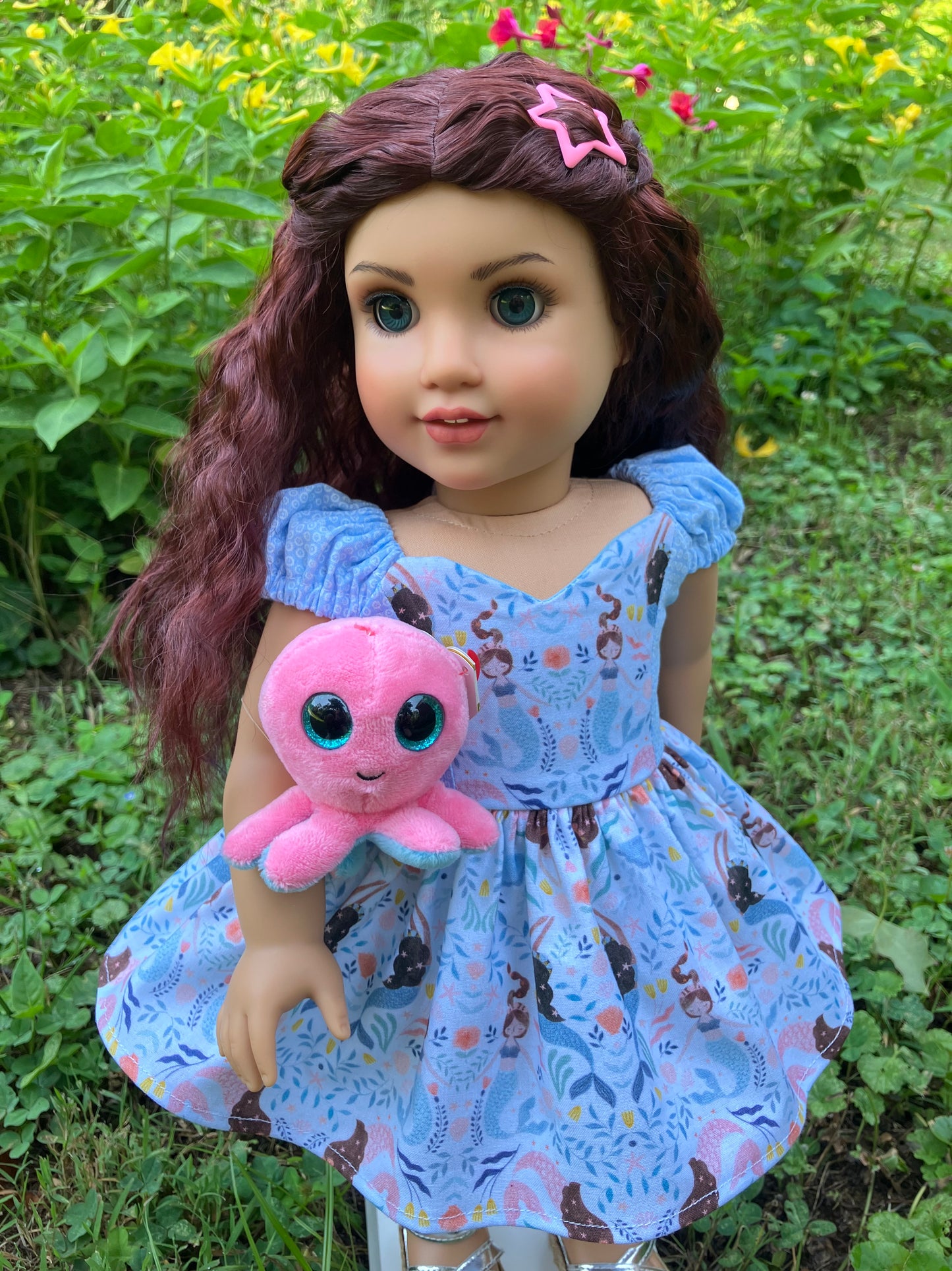 Summer Mermaid Outfit for 18 Inch American Girl Doll