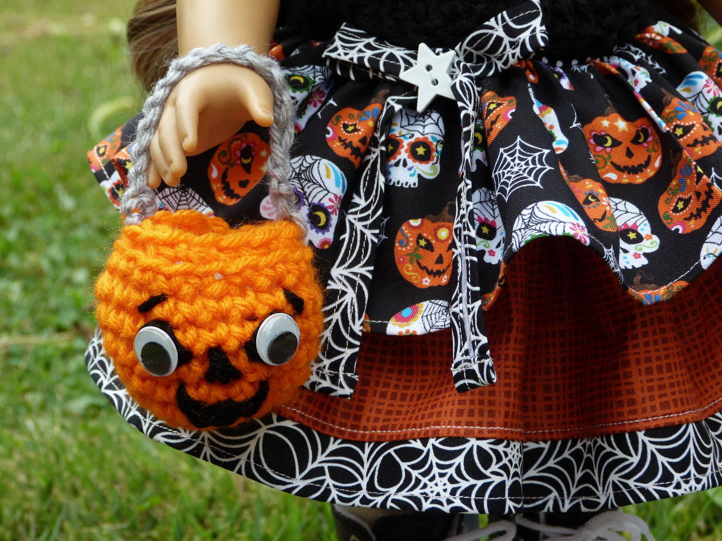 Halloween Spooky Witch Outfit for 18 Inch Doll