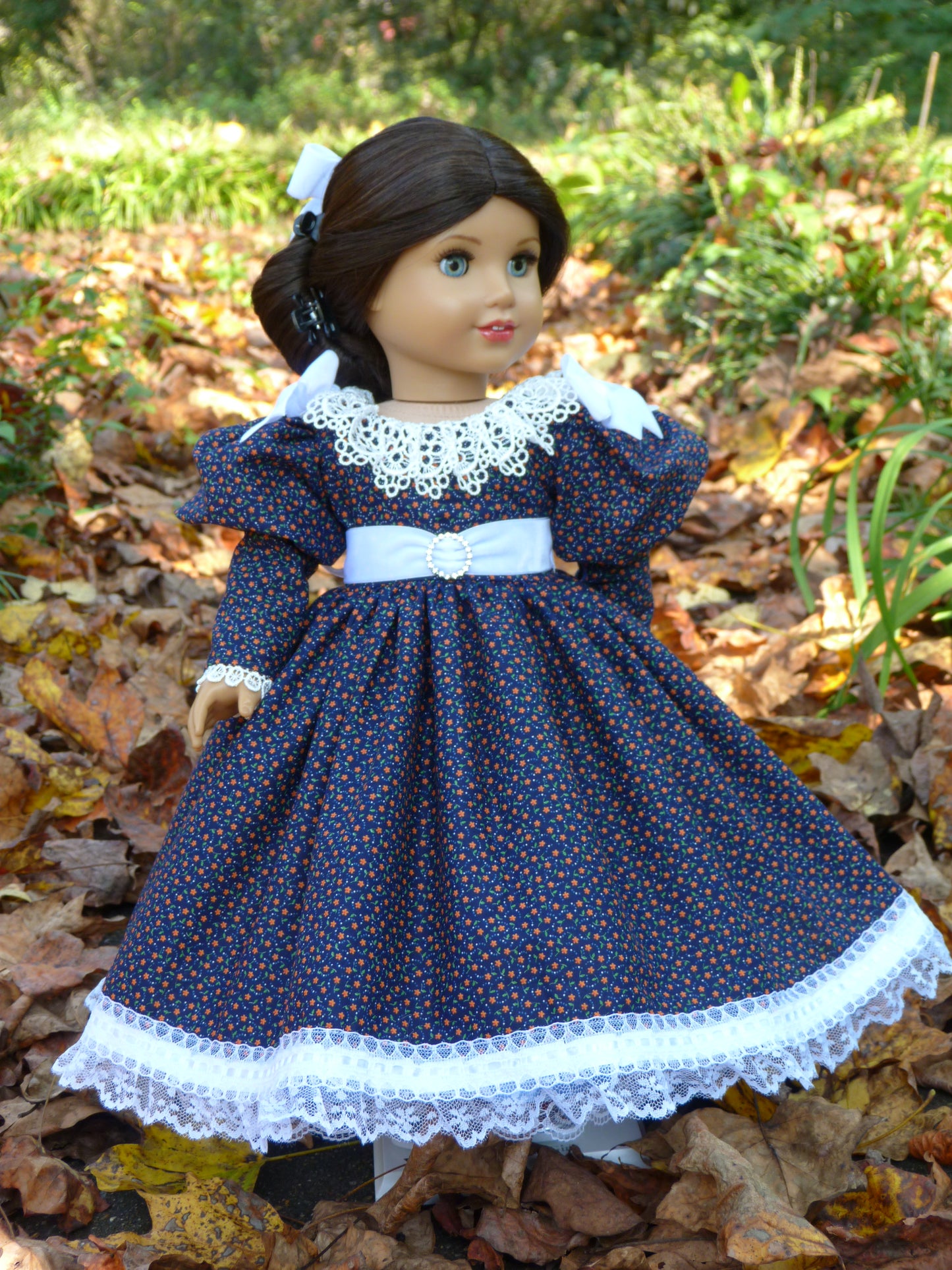 Autumn Evening Historical Outfit for 18 Inch Doll