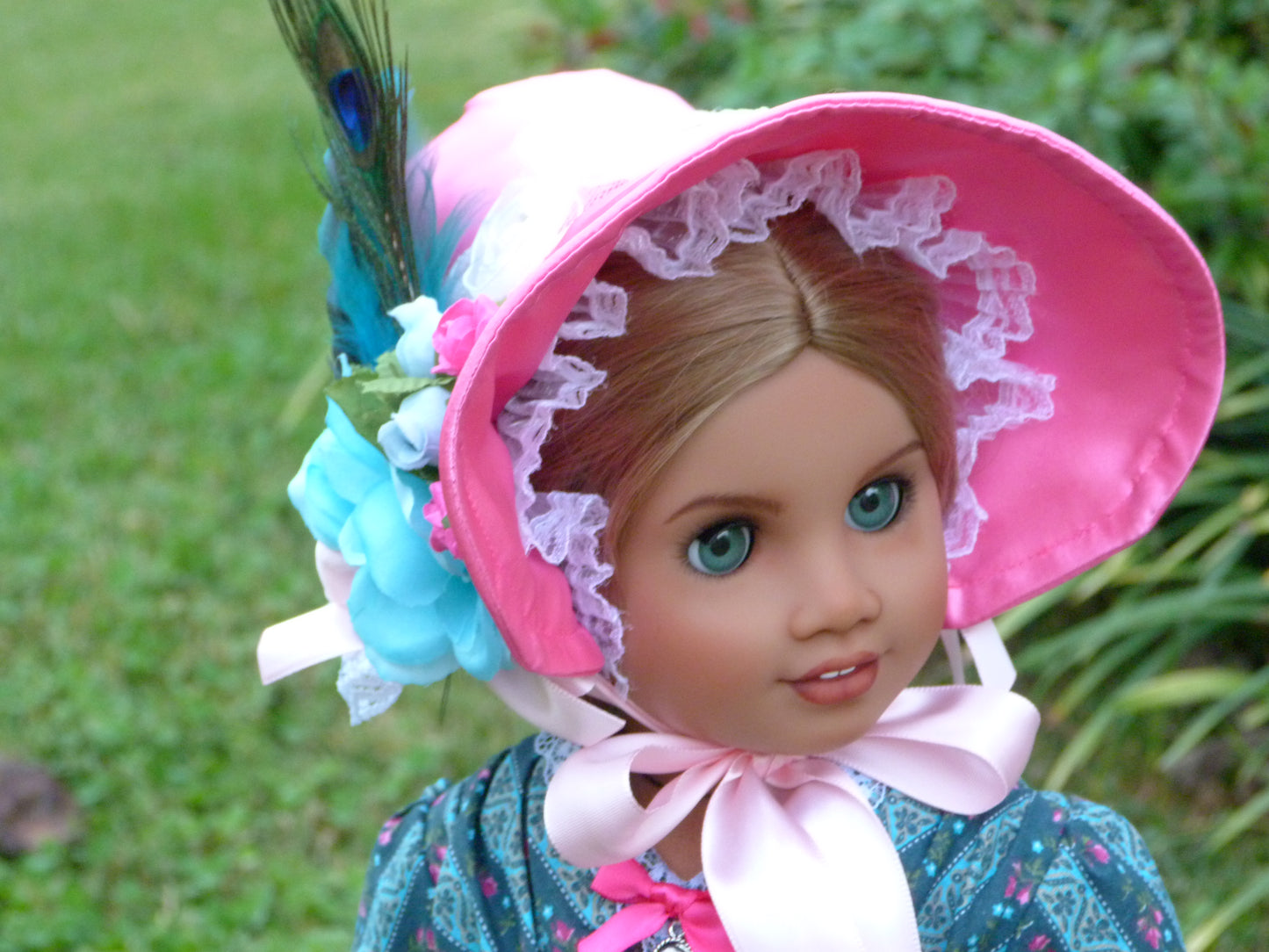 1840s Fan Front Outfit for 18 Inch Doll