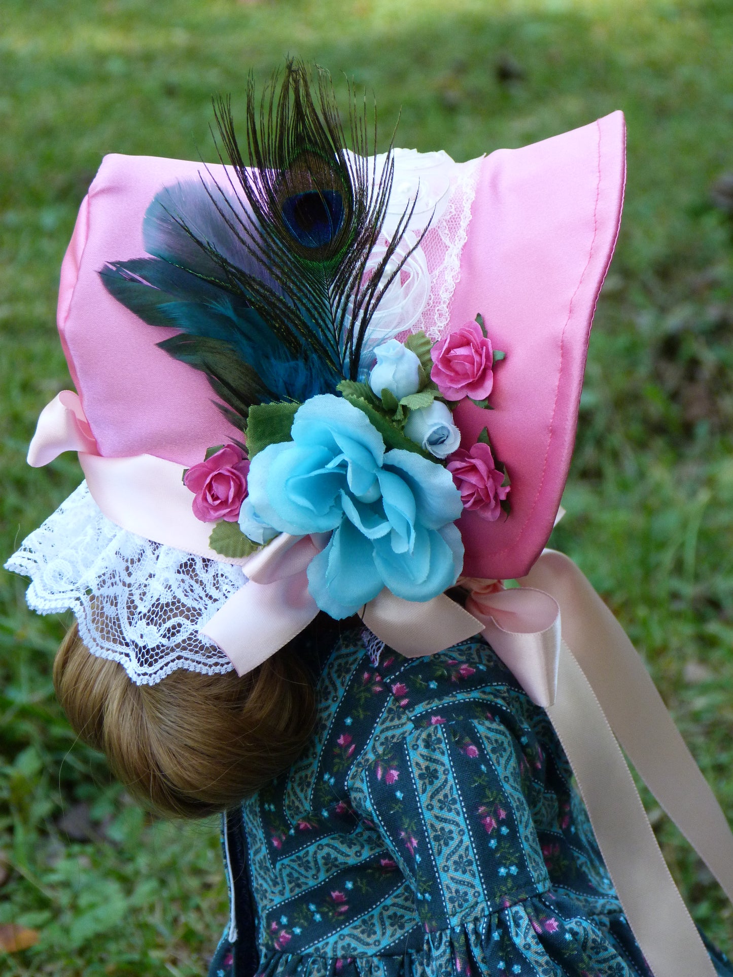 1840s Fan Front Outfit for 18 Inch Doll