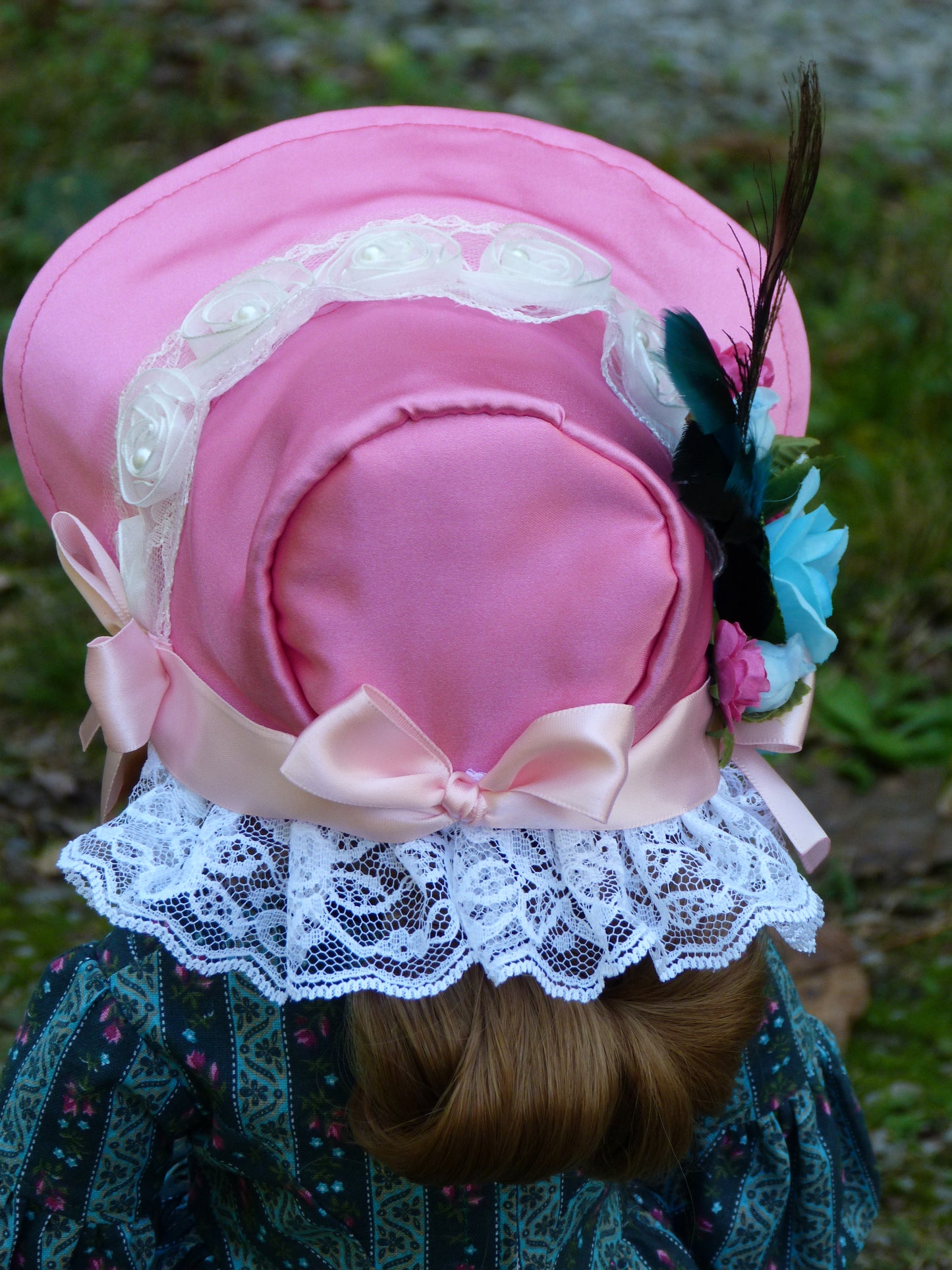 1840s Fan Front Outfit for 18 Inch Doll