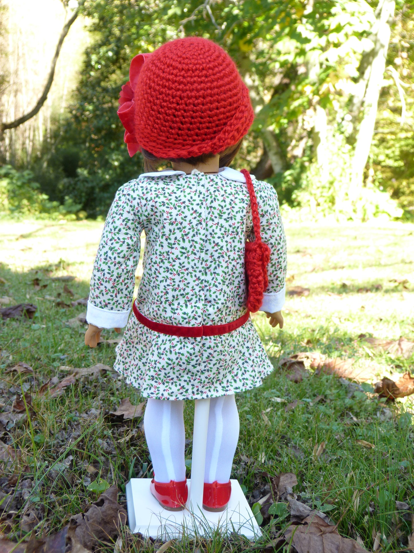 1920s Holly Holiday Outfit for 18 Inch Doll