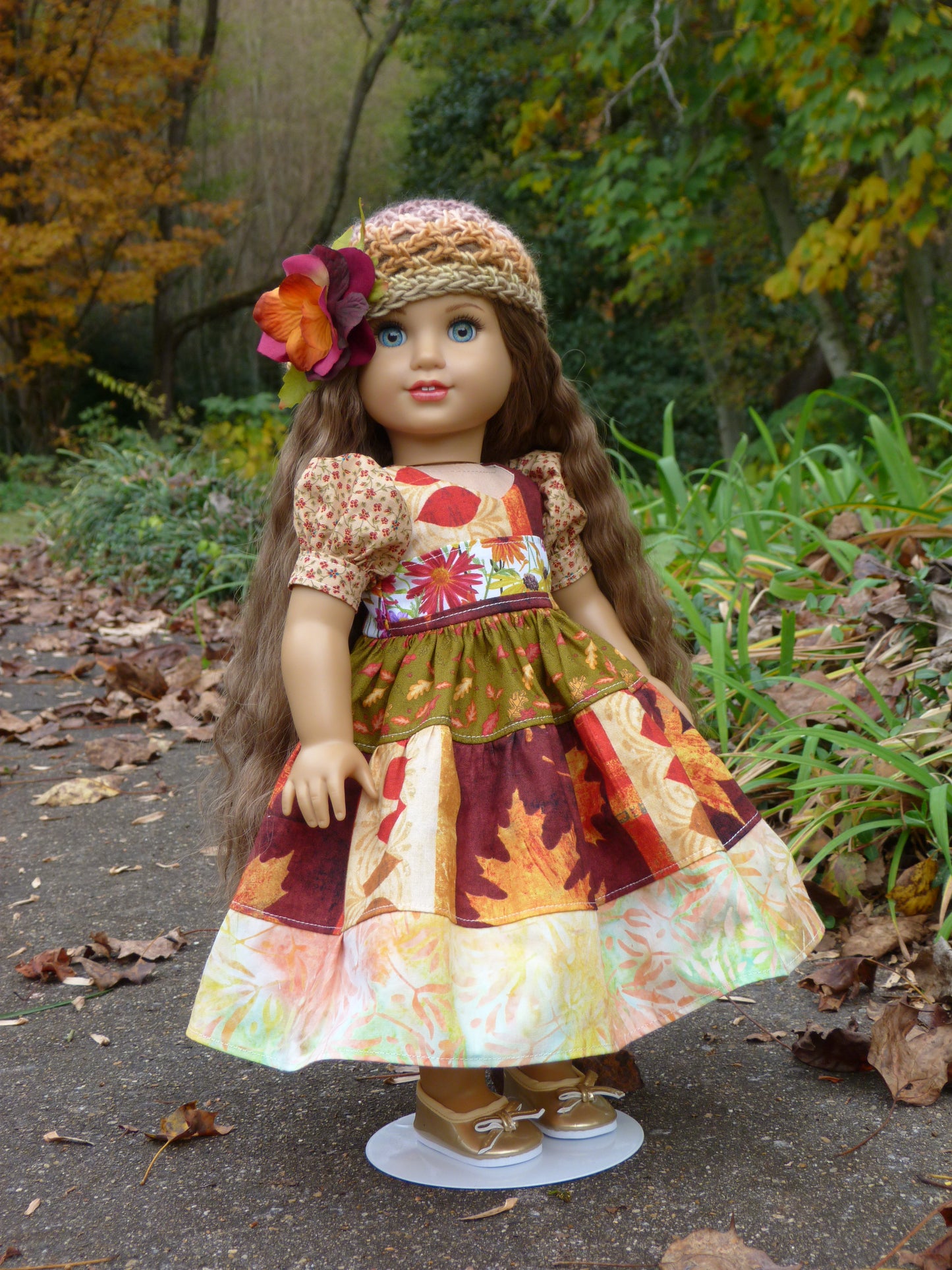 Autumn Splendor Ensemble for 18 Inch Doll