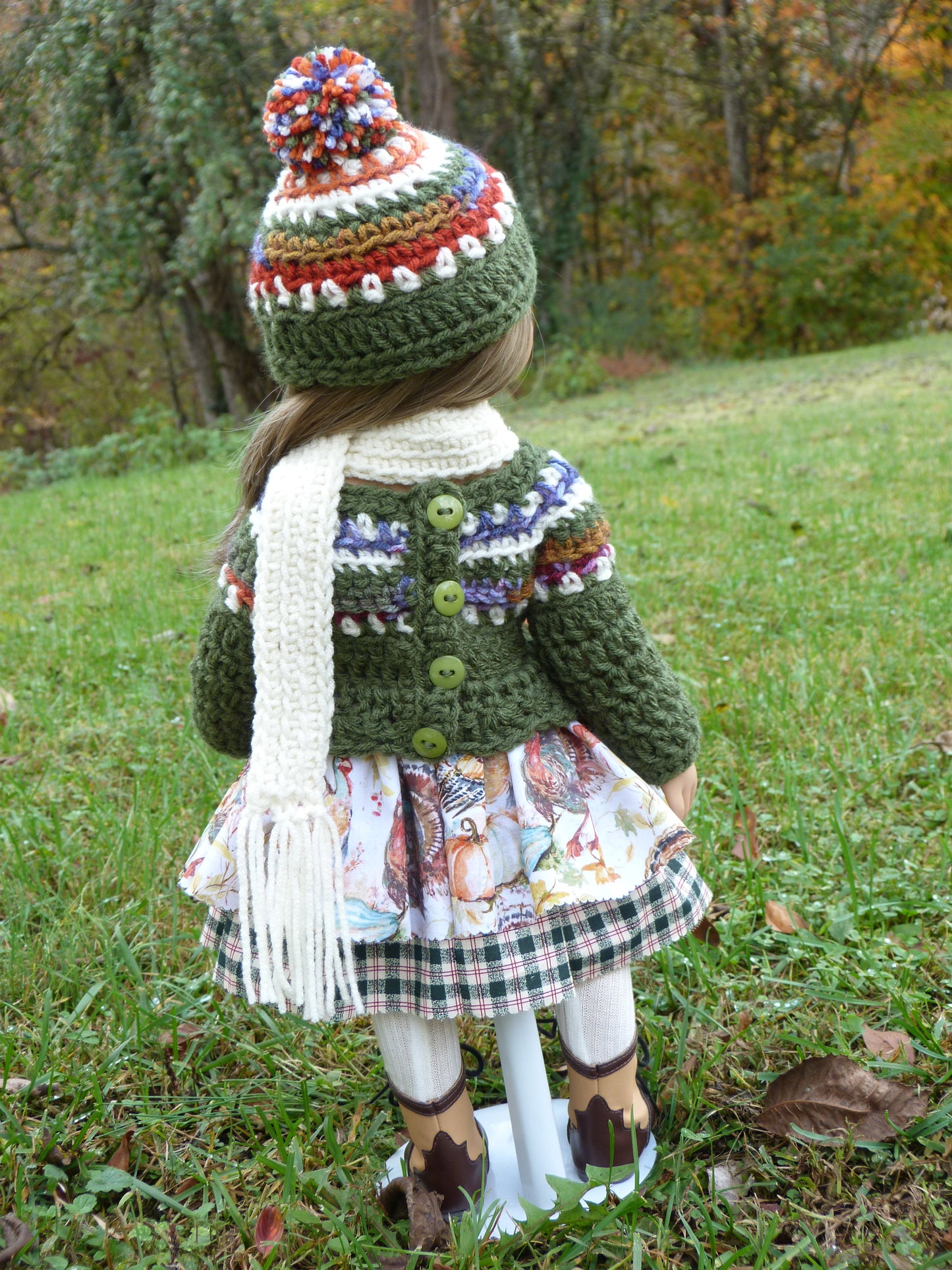 Autumn Outfit Handmade to fit 19.5 Inch Gotz Happy Kidz Doll