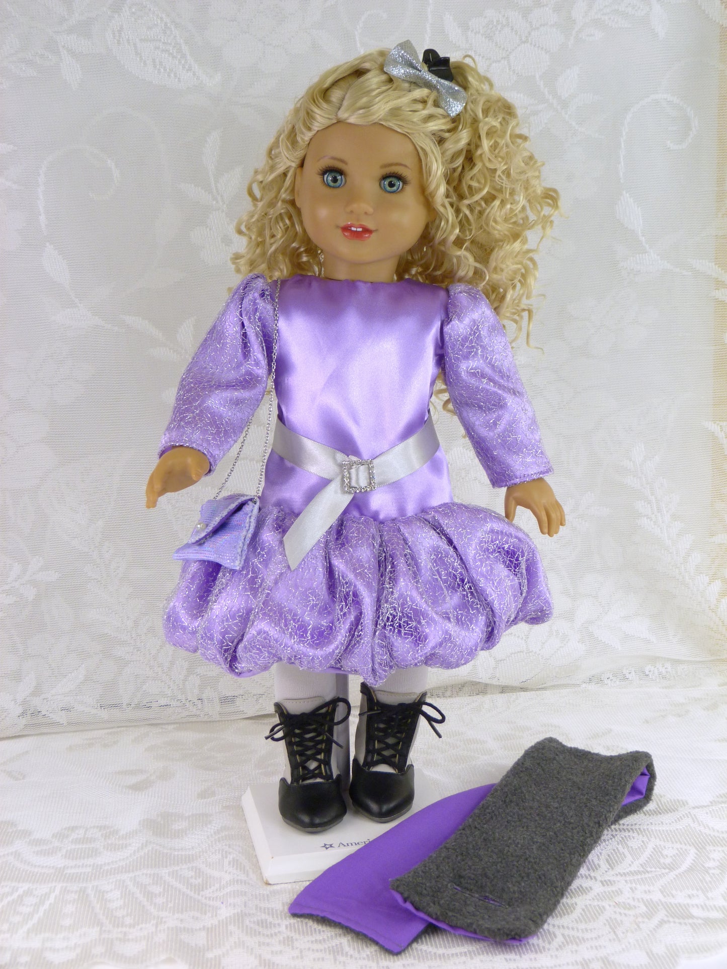 1980s New Year's Eve Party Outfit - Bubble Dress for 18 Inch Doll