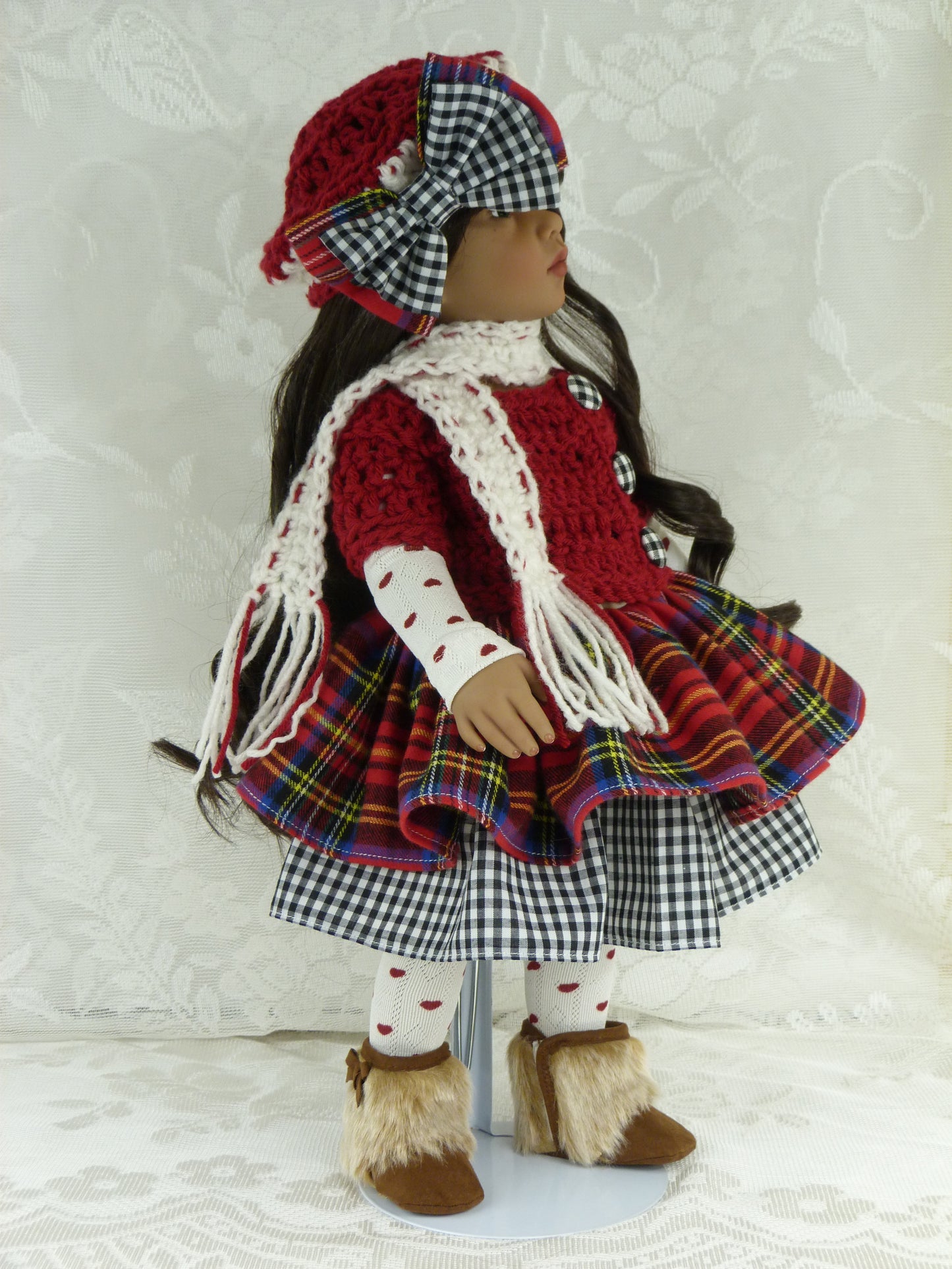 Christmas Outfit Handmade to fit 19.5 Inch Gotz Happy Kidz Doll