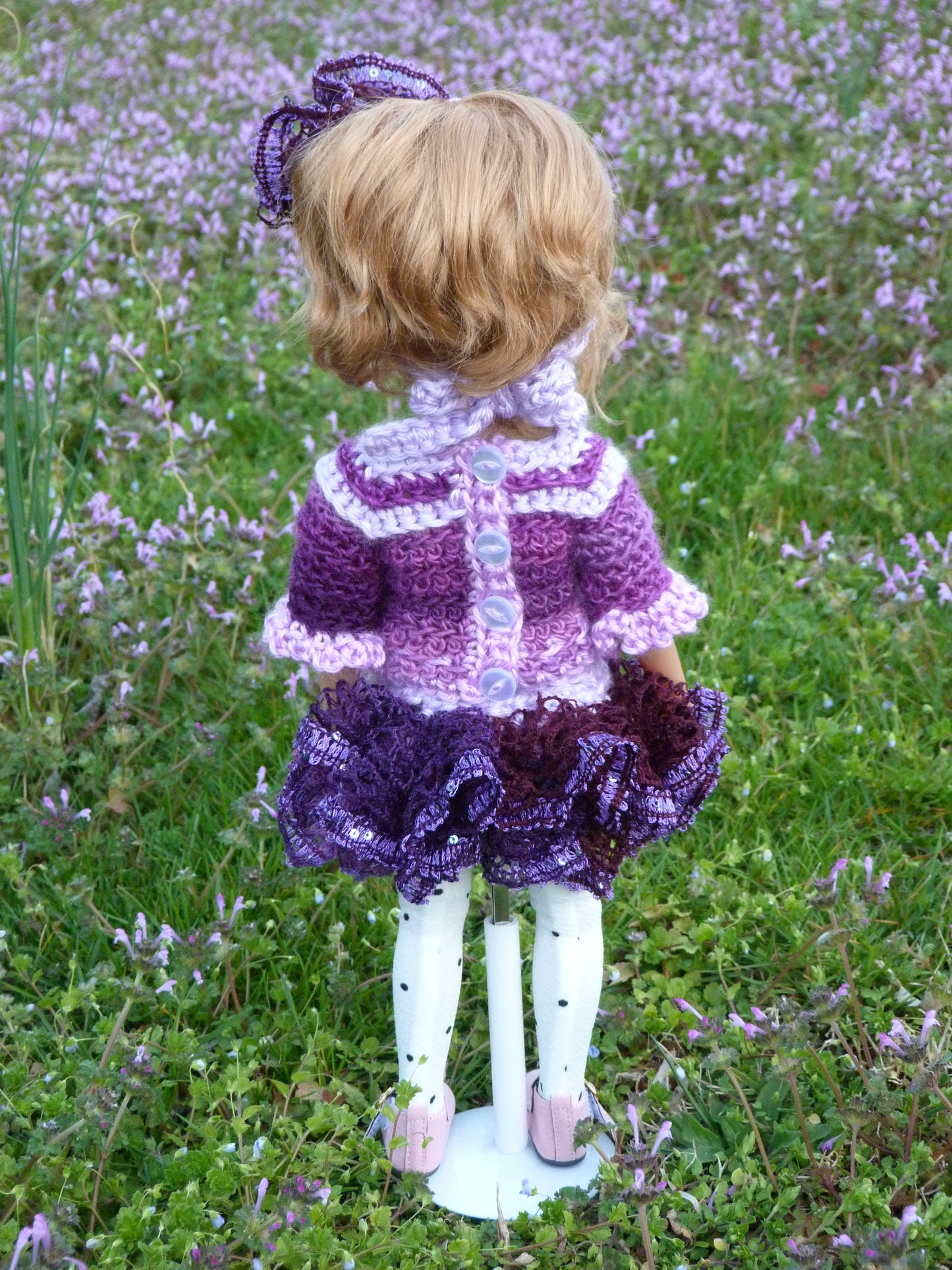 Spring Violet Outfit Handmade to fit 14.5 Inch Ruby Red Fashion Friends Doll