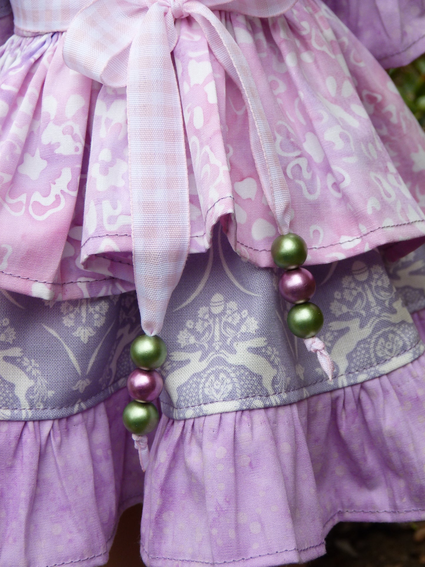 Hoppin' Down the Bunny Trail - Spring Outfit Handmade to fit 19.5 Inch Gotz Hannah or Happy Kidz Doll with Easter Basket
