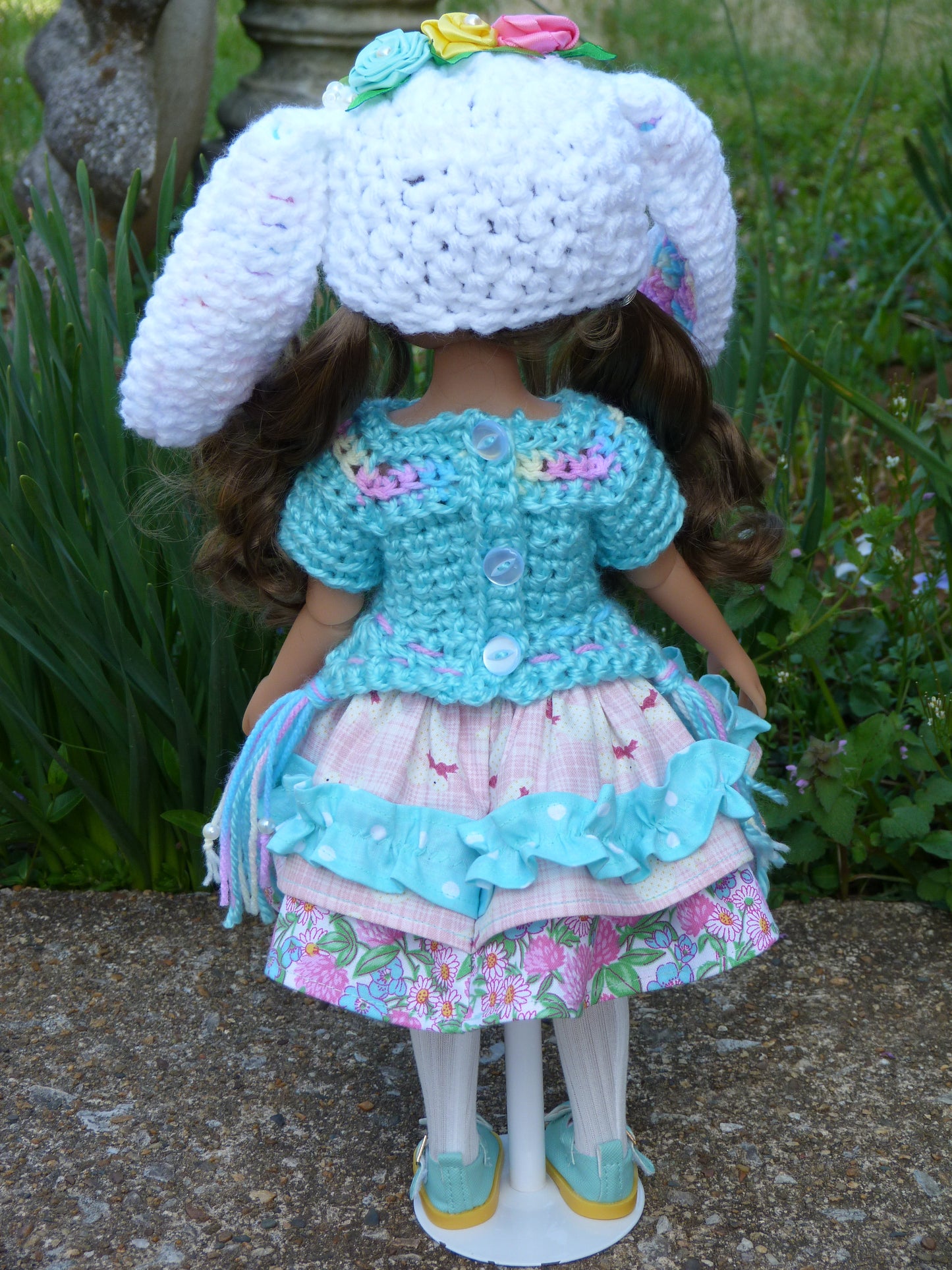 Spring Bunny Outfit Handmade to fit 14.5 Inch Ruby Red Fashion Friends Doll