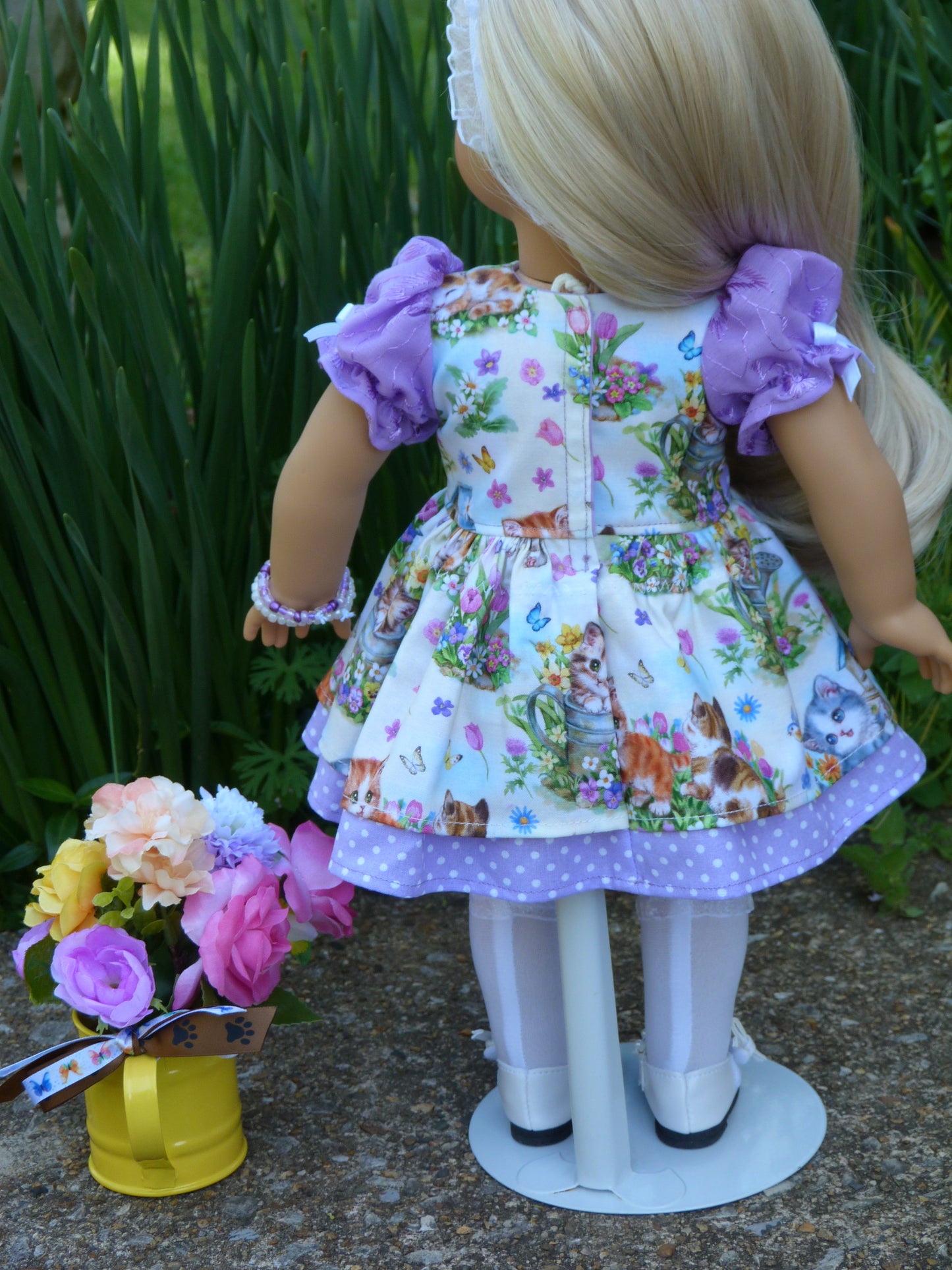 Spring Kitten Ensemble for 18 Inch American Doll