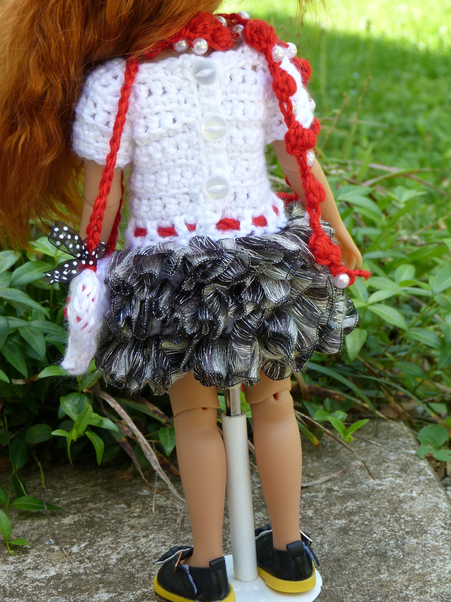 Rambling Rose Outfit Handmade to fit 14.5 Inch Ruby Red Fashion Friends Doll