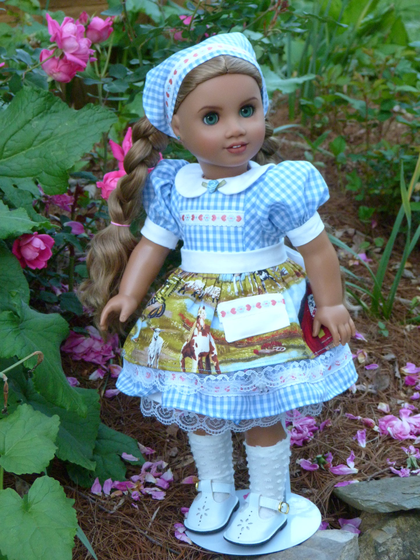 Springtime on the Farm Ensemble for 18 Inch American Doll