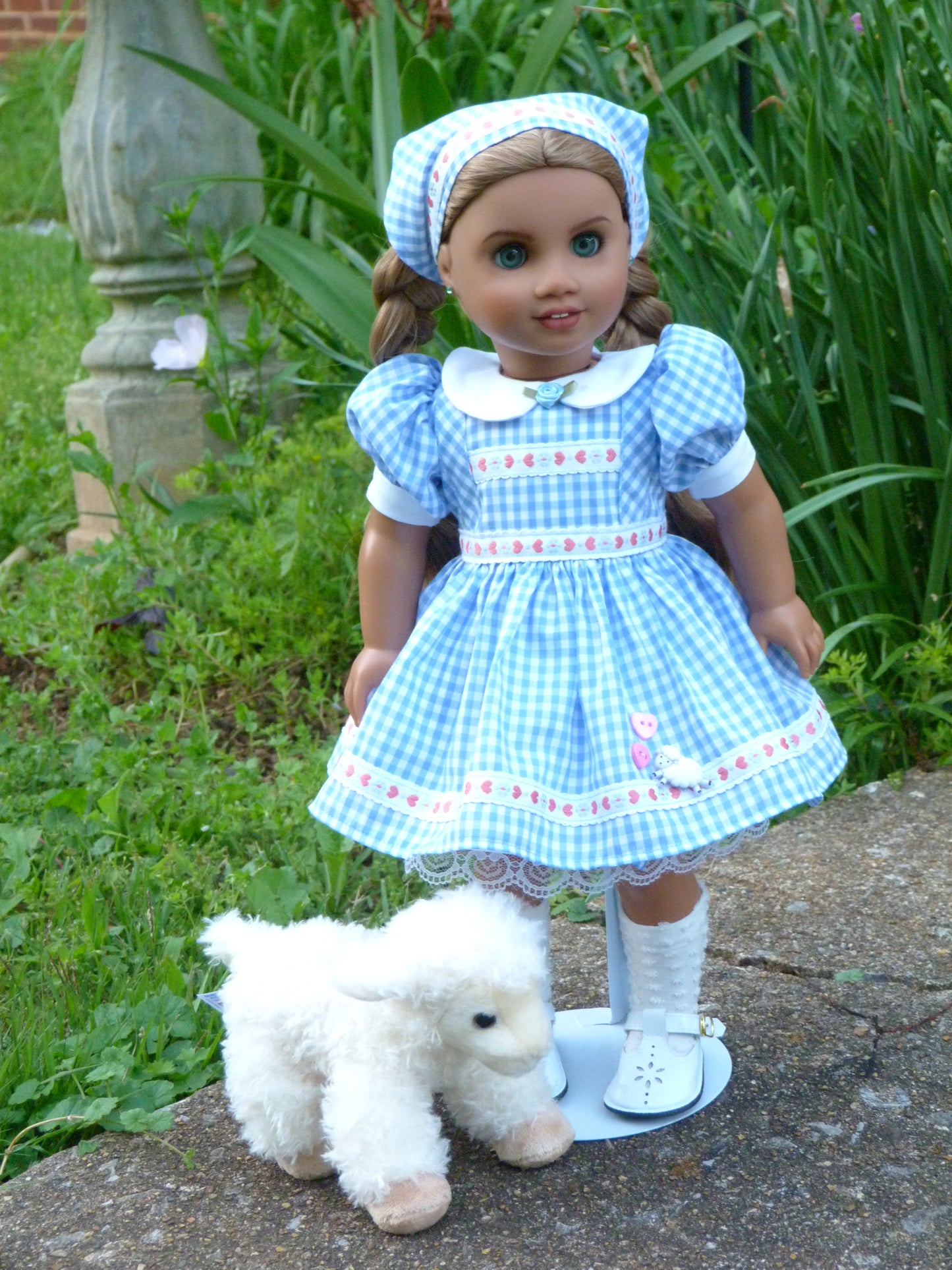 Springtime on the Farm Ensemble for 18 Inch American Doll