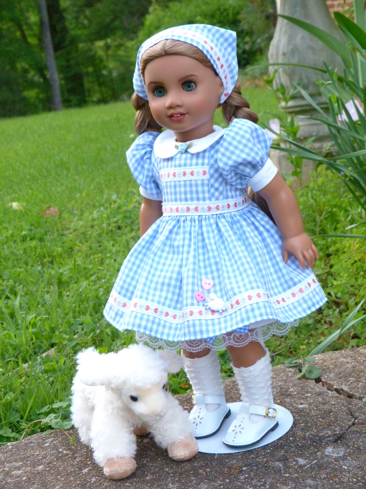 Springtime on the Farm Ensemble for 18 Inch American Doll