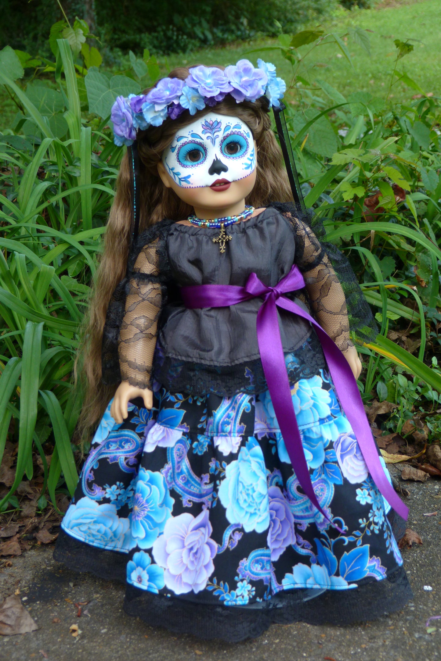 OOAK American Girl Doll - Halloween - Custom Day of the Dead - Día de los Muertos