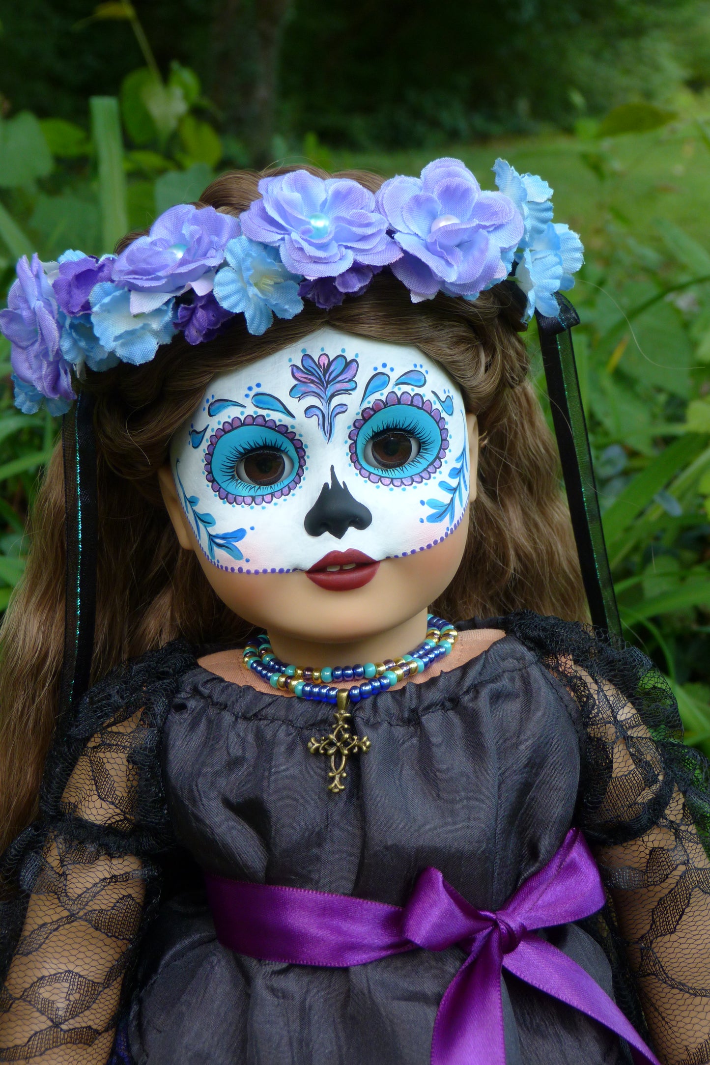 OOAK American Girl Doll - Halloween - Custom Day of the Dead - Día de los Muertos