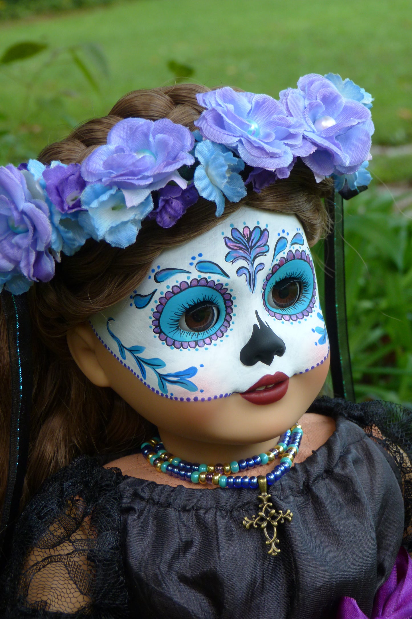 OOAK American Girl Doll - Halloween - Custom Day of the Dead - Día de los Muertos
