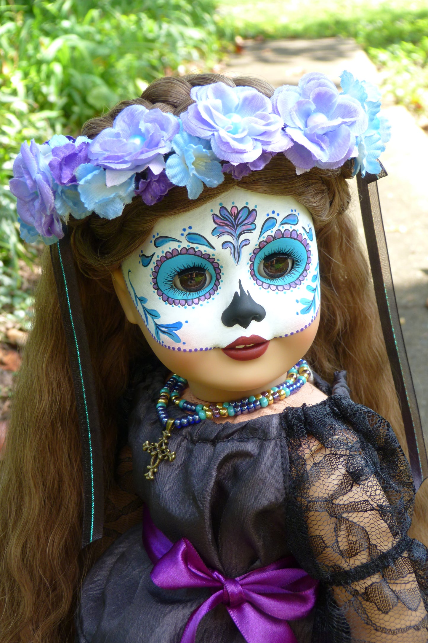 OOAK American Girl Doll - Halloween - Custom Day of the Dead - Día de los Muertos