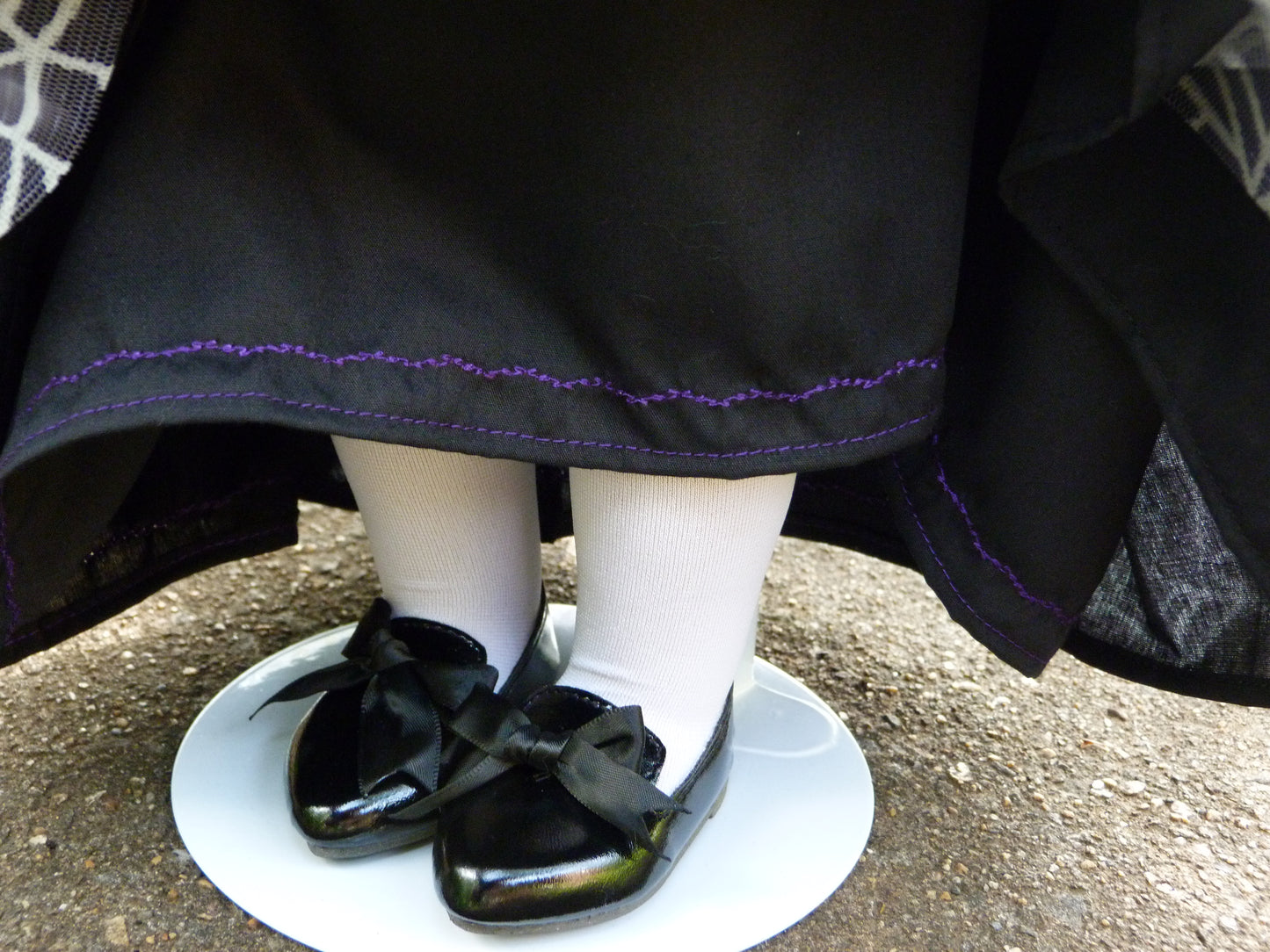 Glow-in-the-Dark Halloween Witch Outfit for 18 Inch Doll