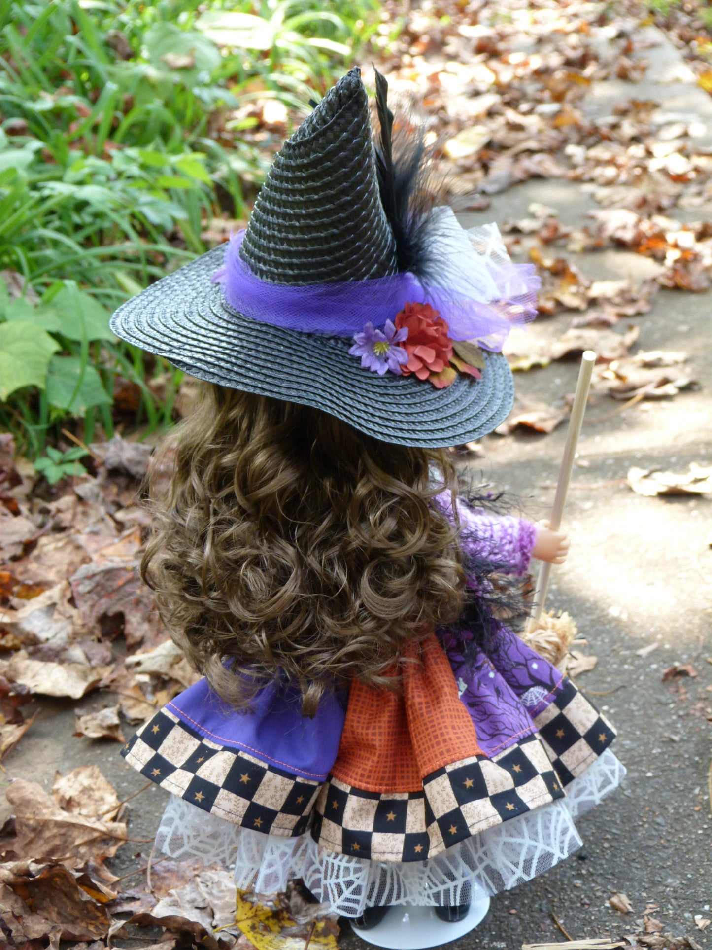 Spooky Halloween Witch Outfit Handmade to fit Ruby Red Fashion Friends Doll