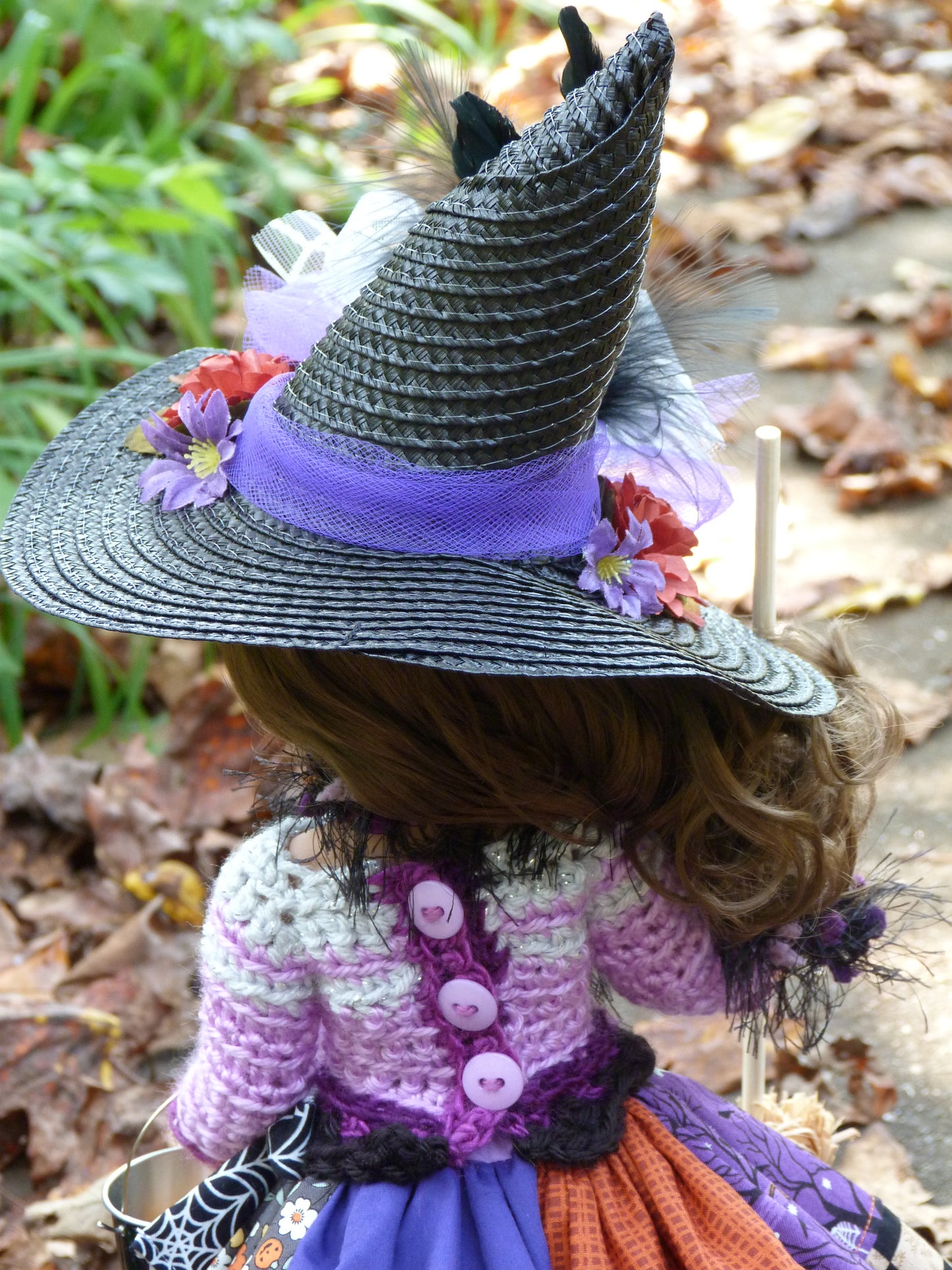 Spooky Halloween Witch Outfit Handmade to fit Ruby Red Fashion Friends Doll