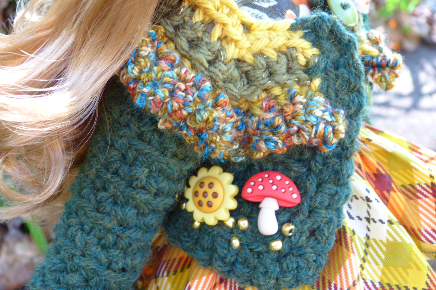 Fall Forest Outfit - Handmade to fit Ruby Red Fashion Friends Doll - Autumn Ensemble