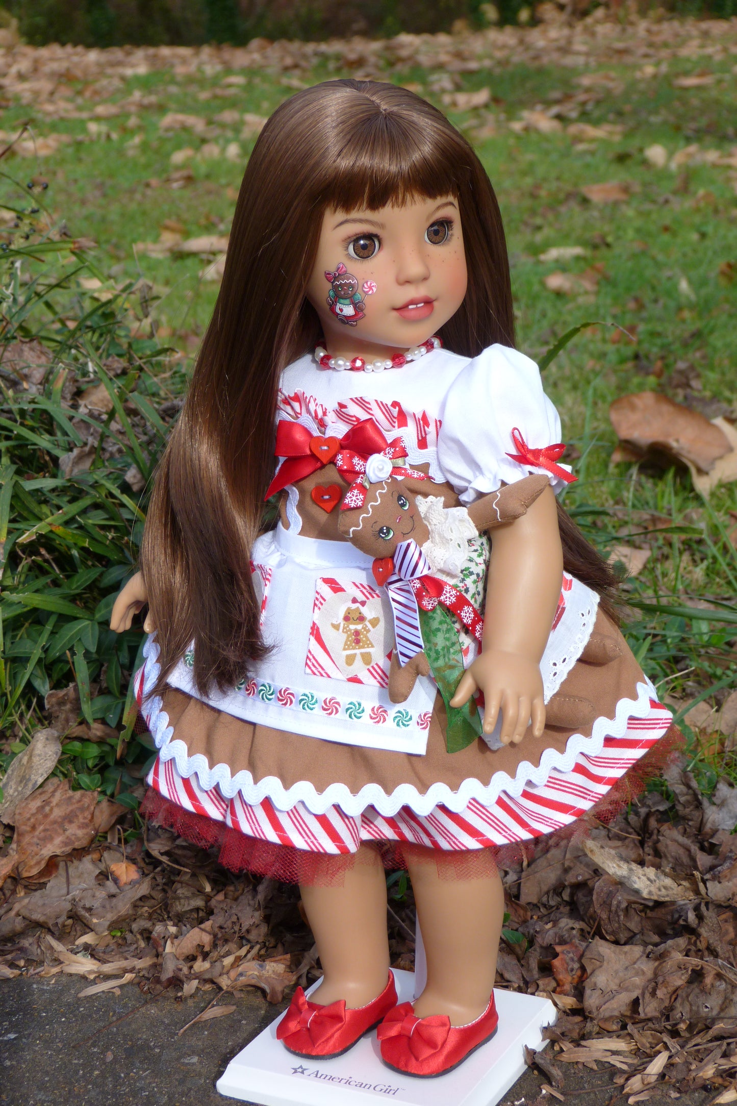 OOAK American Girl Doll - Custom Gingerbread - Cookie