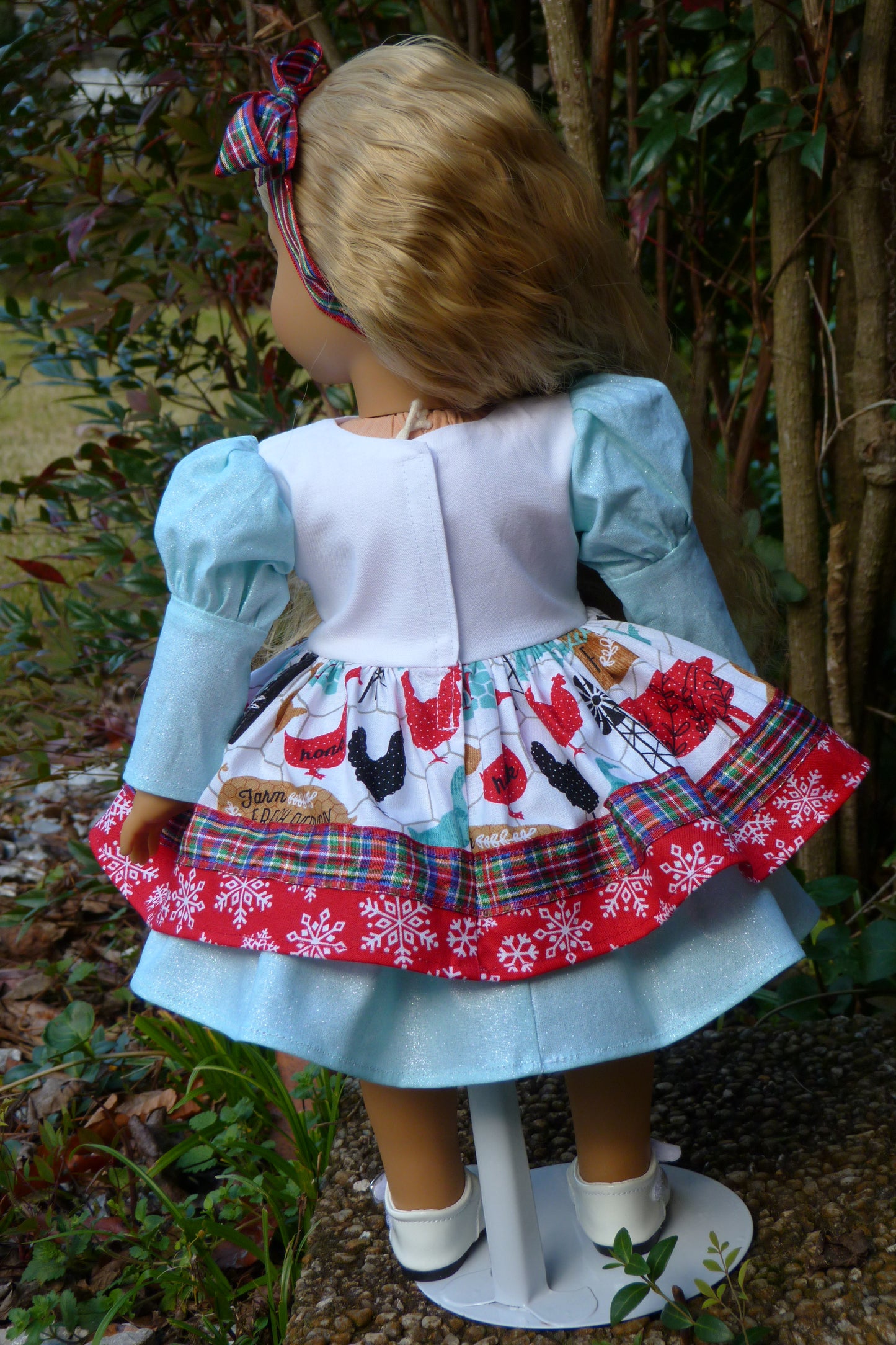 Winter Farm Outfit Handmade to fit 18 Inch American Doll