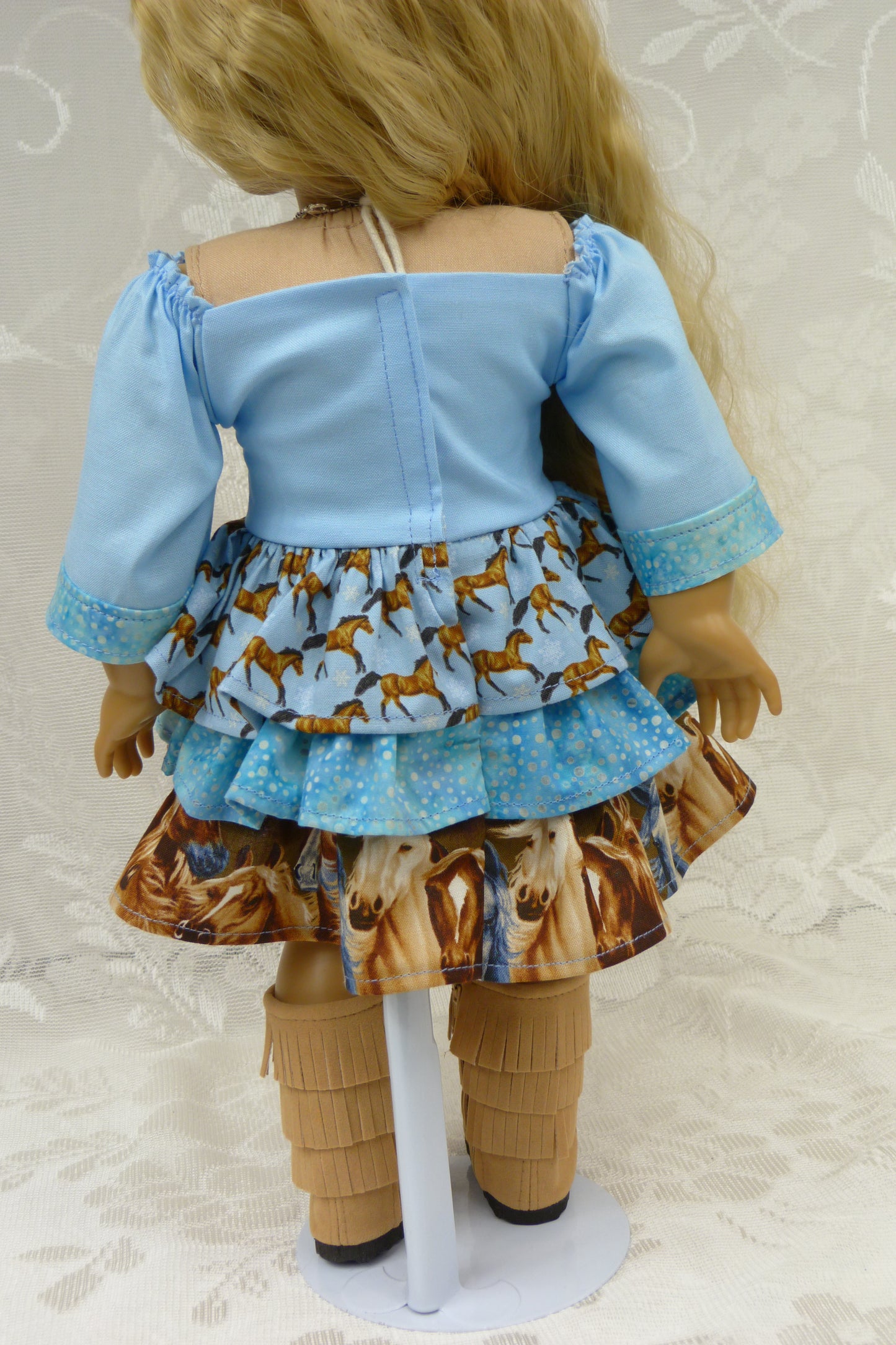 Winter Cowgirl Doll Outfit