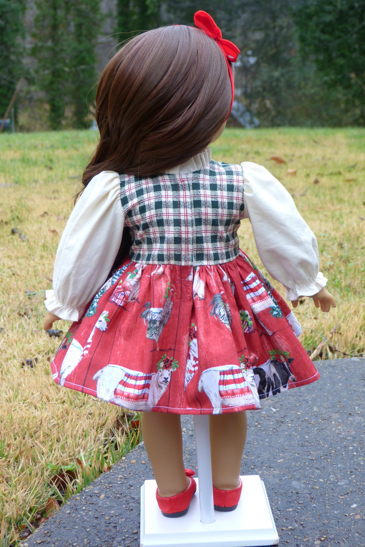 Christmas Farm Doll Outfit
