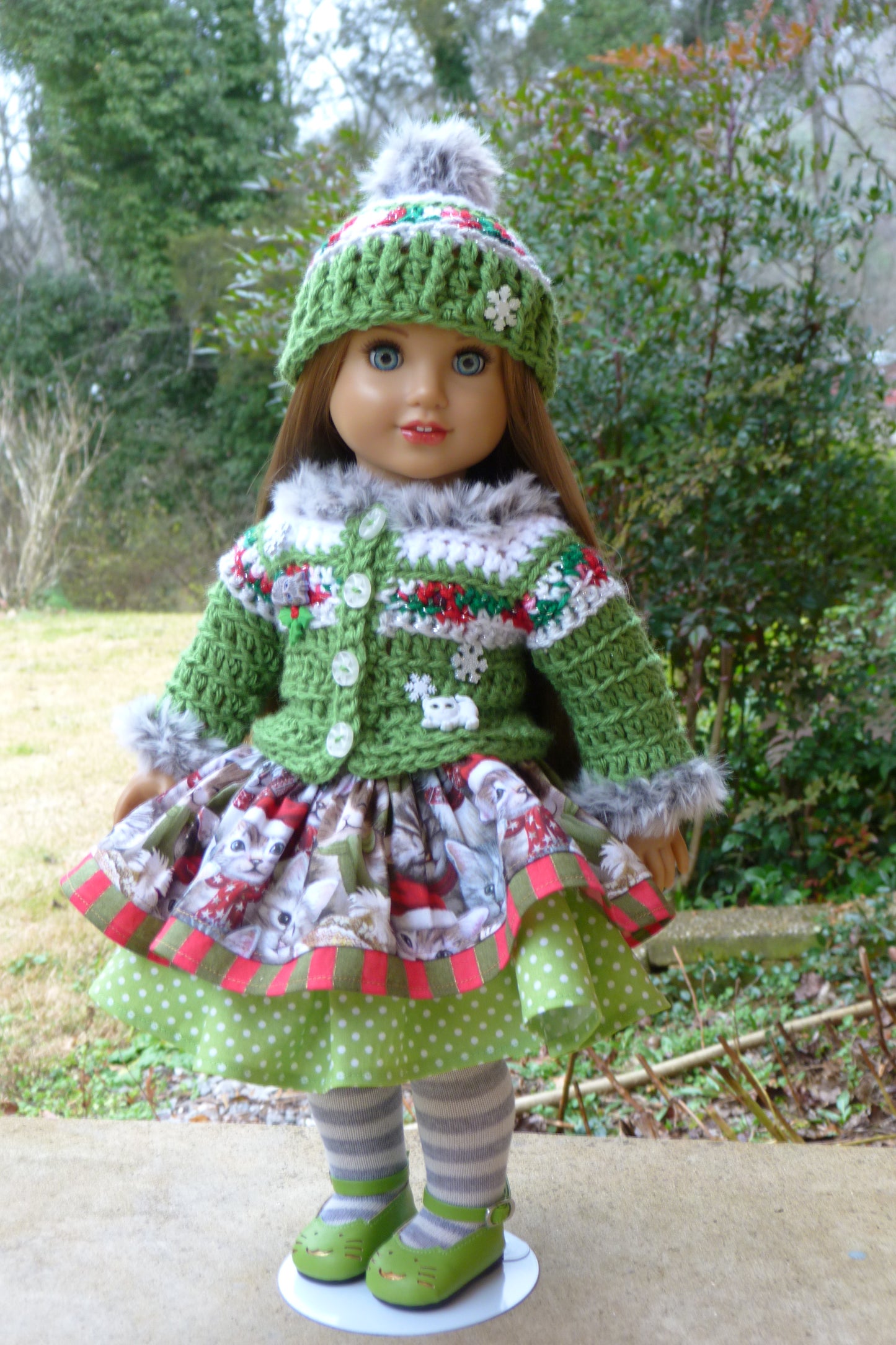 Winter Kittens Doll Outfit