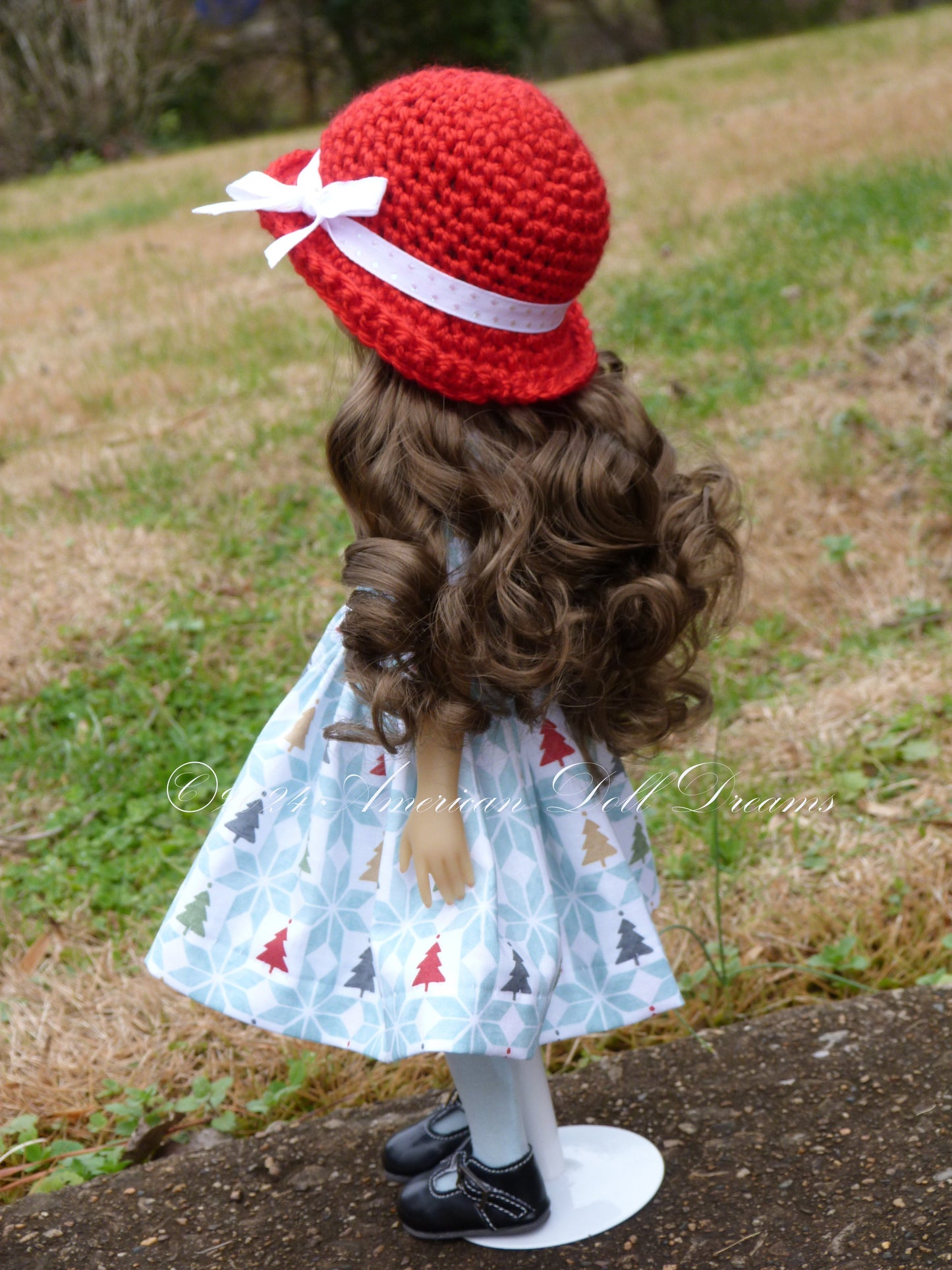 OOAK Red Fashion Friends 14.5 Inch Doll Custom Bella Repaint - Skye