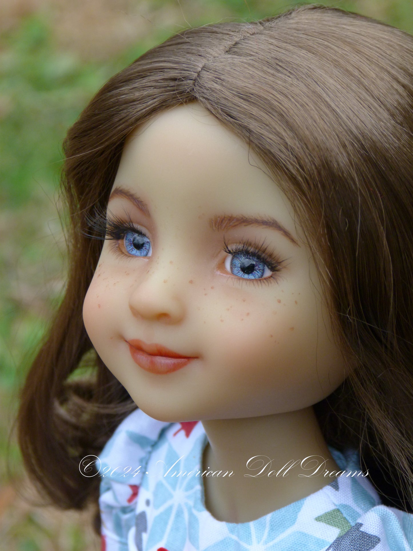 OOAK Red Fashion Friends 14.5 Inch Doll Custom Bella Repaint - Skye