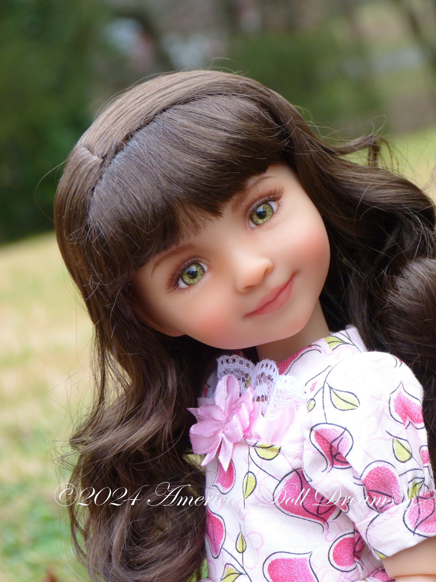 OOAK Ruby Red Fashion Friends 14.5 Inch Doll Freida Repaint - Valerie