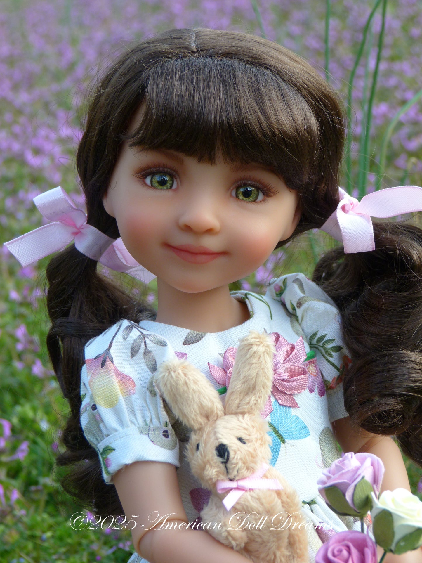 OOAK Ruby Red Fashion Friends 14.5 Inch Doll Freida Repaint - Valerie