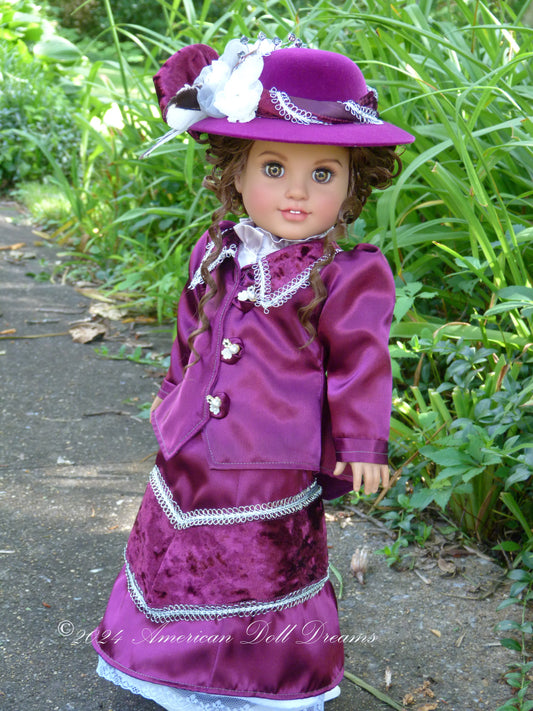 OOAK American Girl 18 Inch Custom Edwardian Fashion Doll Madeline