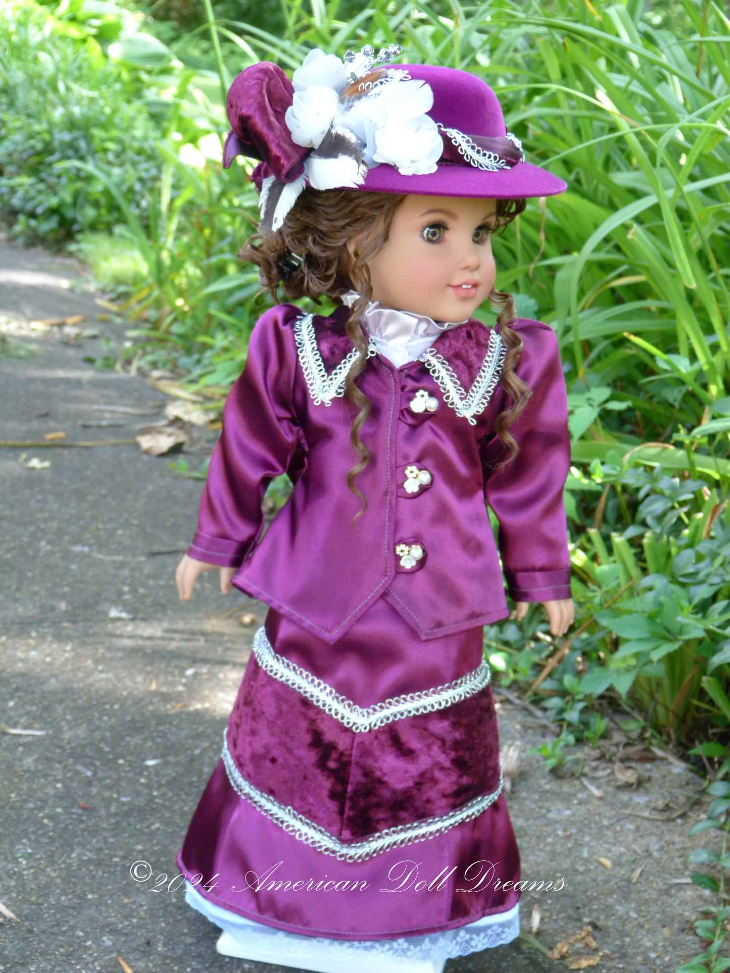 OOAK American Girl 18 Inch Custom Edwardian Fashion Doll Madeline