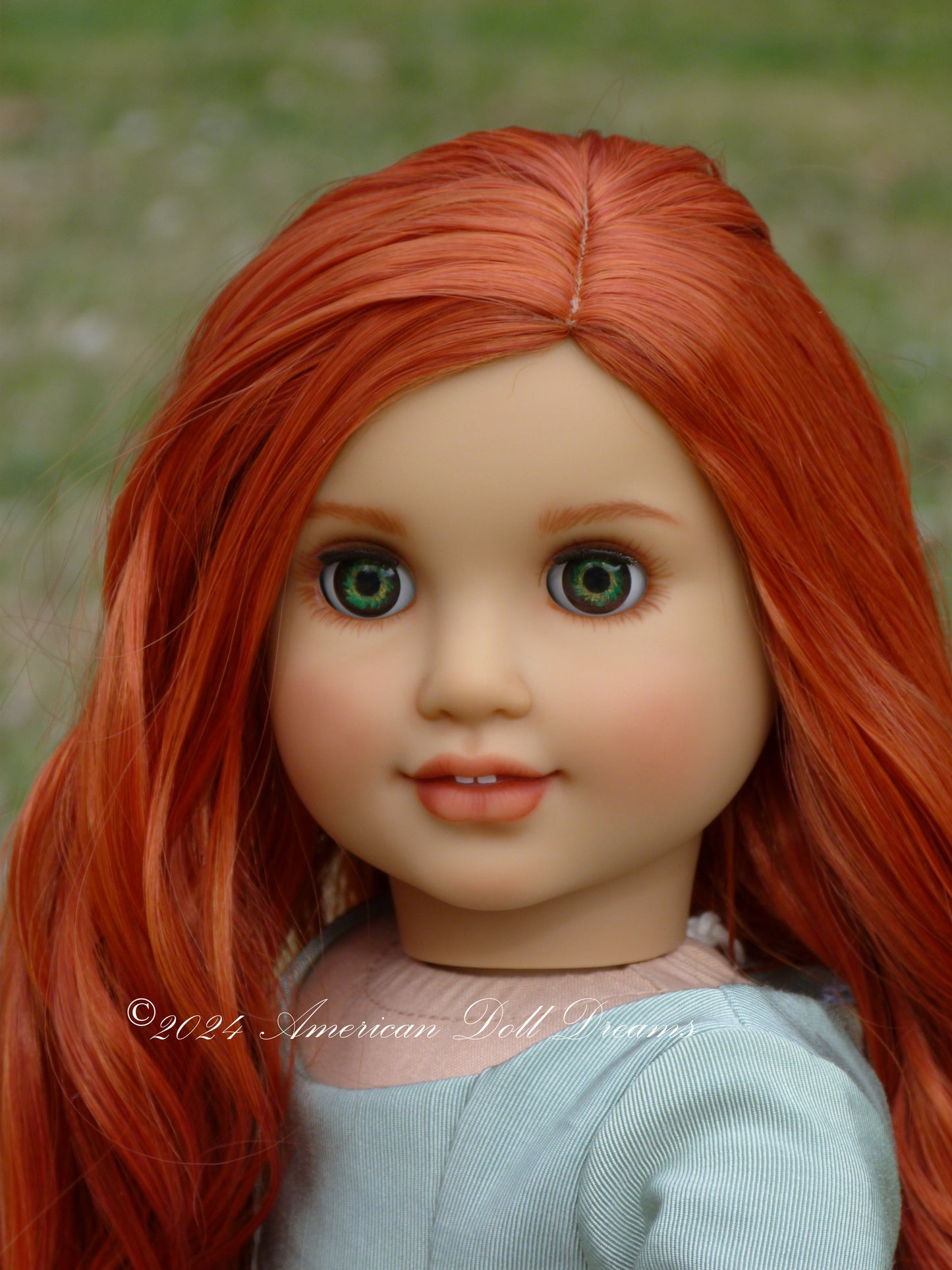 OOAK Medieval Irish Princess American Girl 18 Inch Doll Hand Painted Eyes Custom