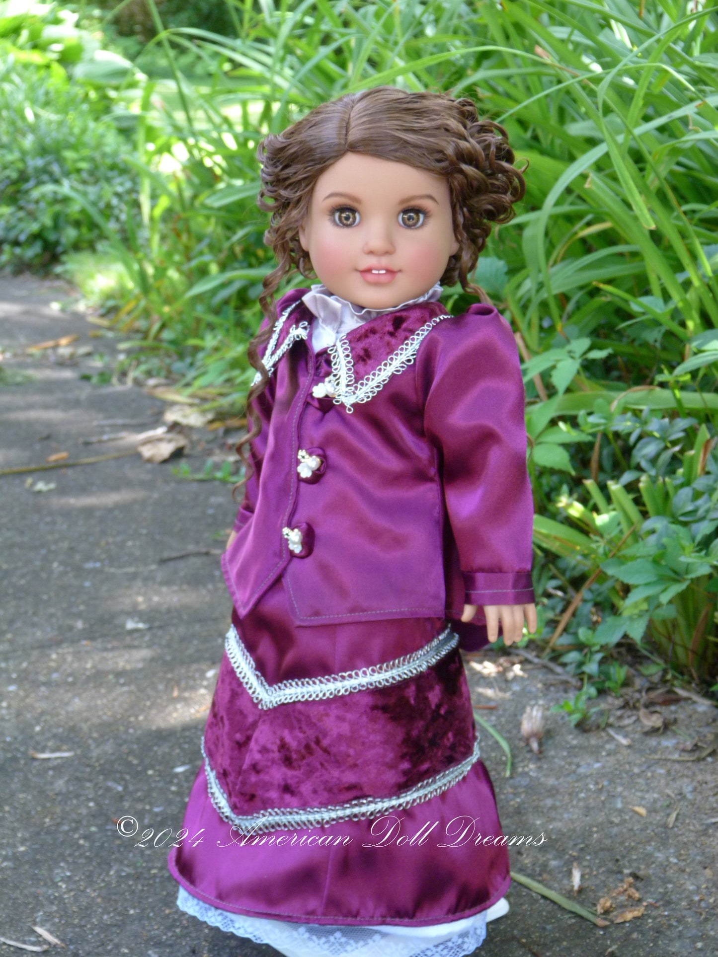 OOAK American Girl 18 Inch Custom Edwardian Fashion Doll Madeline