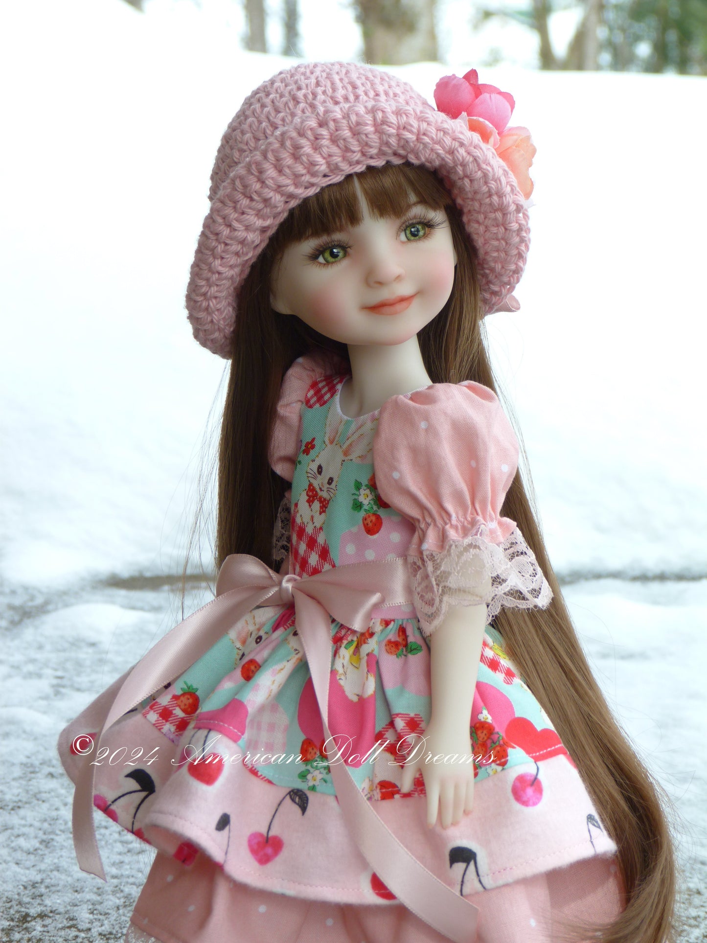 Darla Custom Ruby Red Fashion Friends 14.5 Inch Doll Repainted Sara