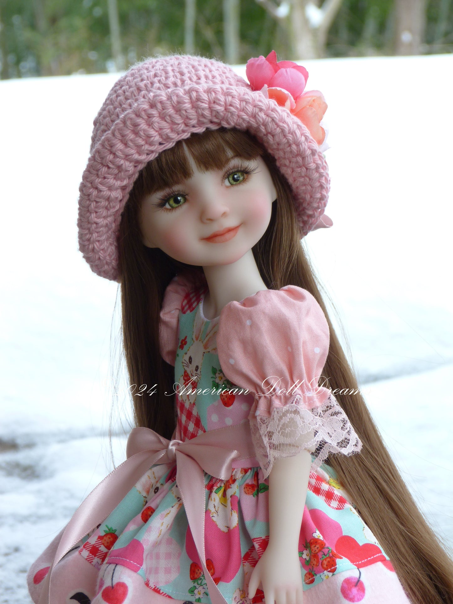 Darla Custom Ruby Red Fashion Friends 14.5 Inch Doll Repainted Sara