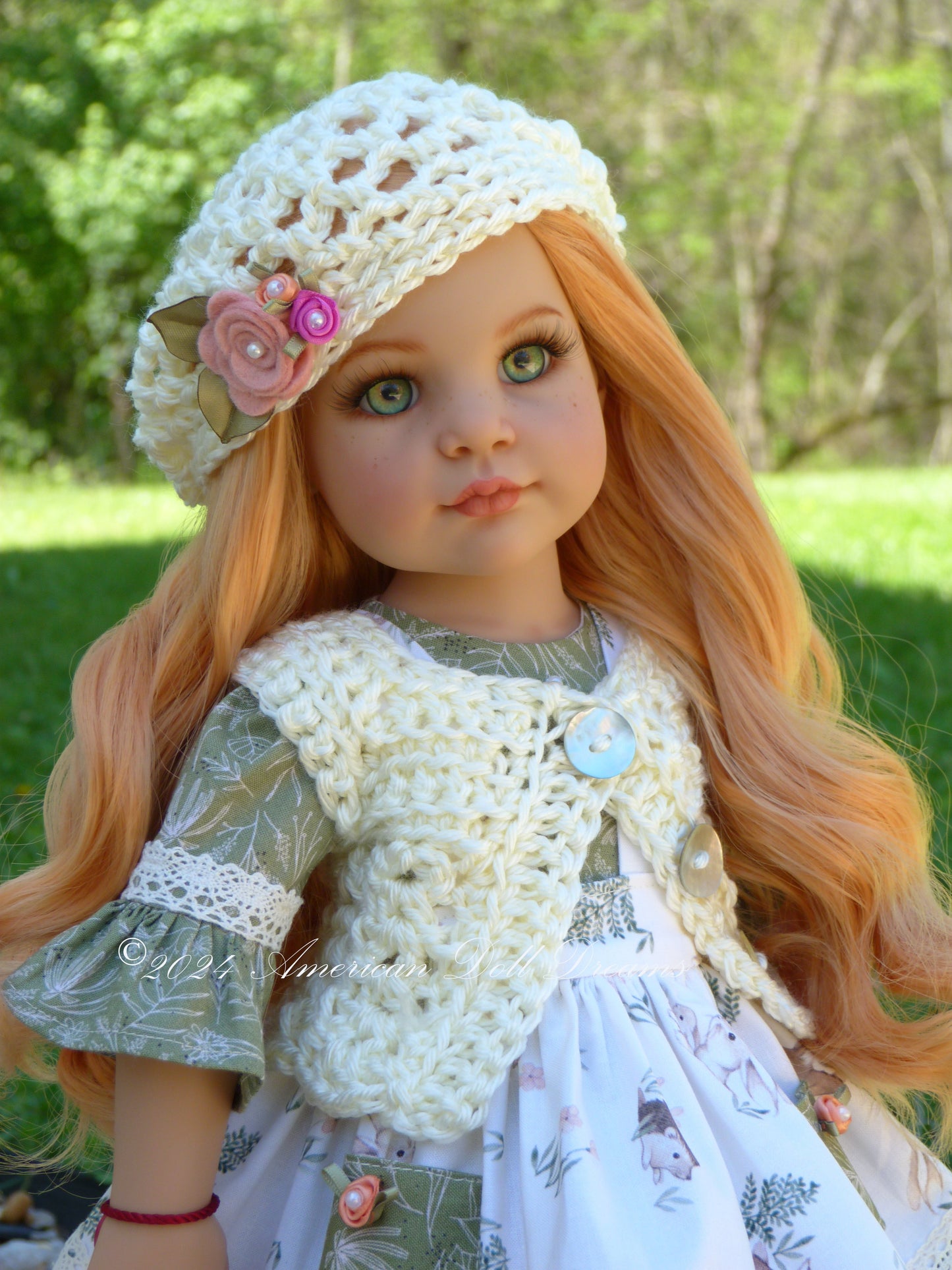 Meadow OOAK Custom Gotz 19.5 Inch Doll Hannah Repaint