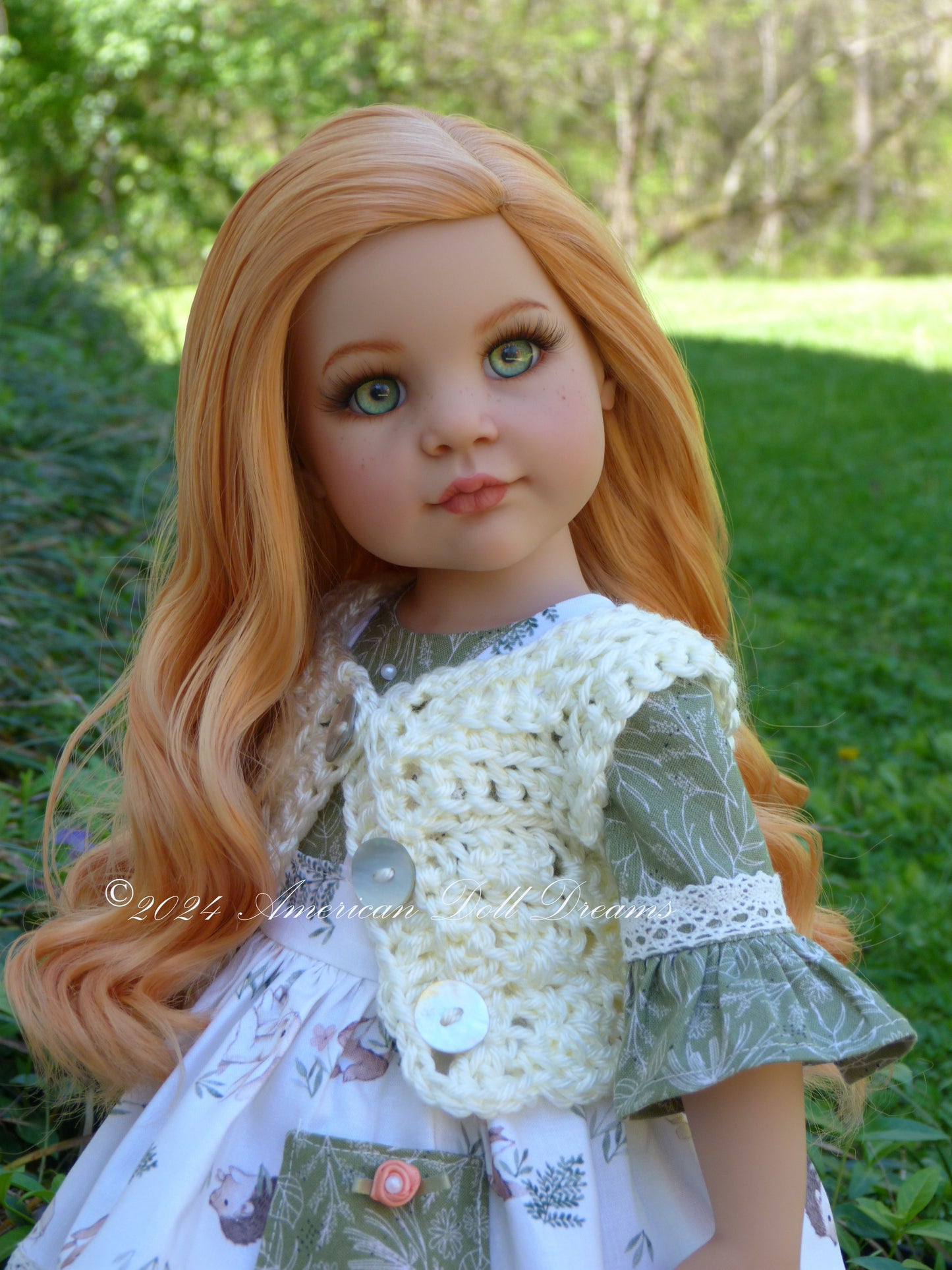 Meadow OOAK Custom Gotz 19.5 Inch Doll Hannah Repaint