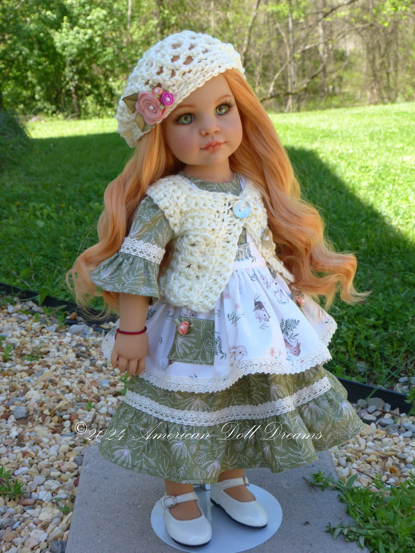 Meadow OOAK Custom Gotz 19.5 Inch Doll Hannah Repaint